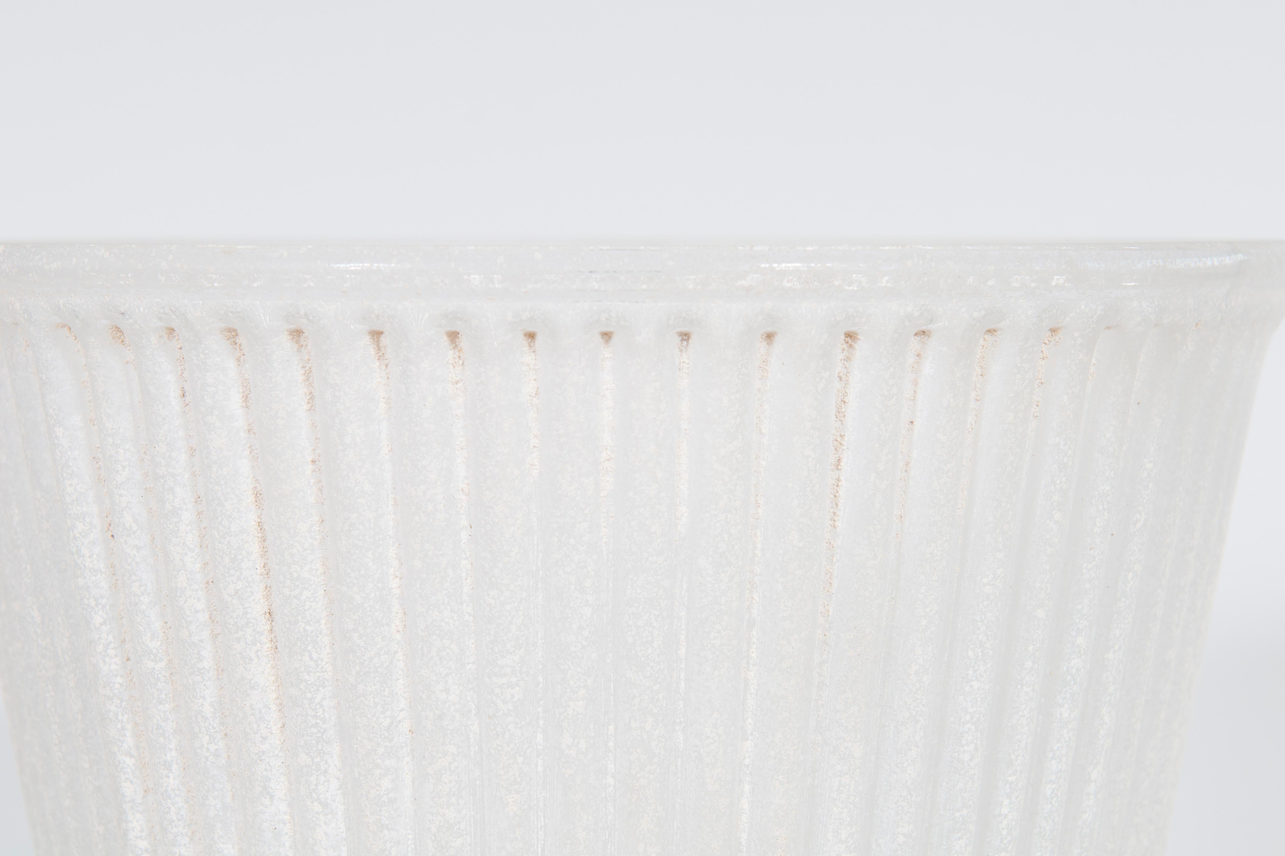 Set di tre iconici vasi italiani della metà del secolo scorso di Seguso, Murano anni '80 in vendita 5