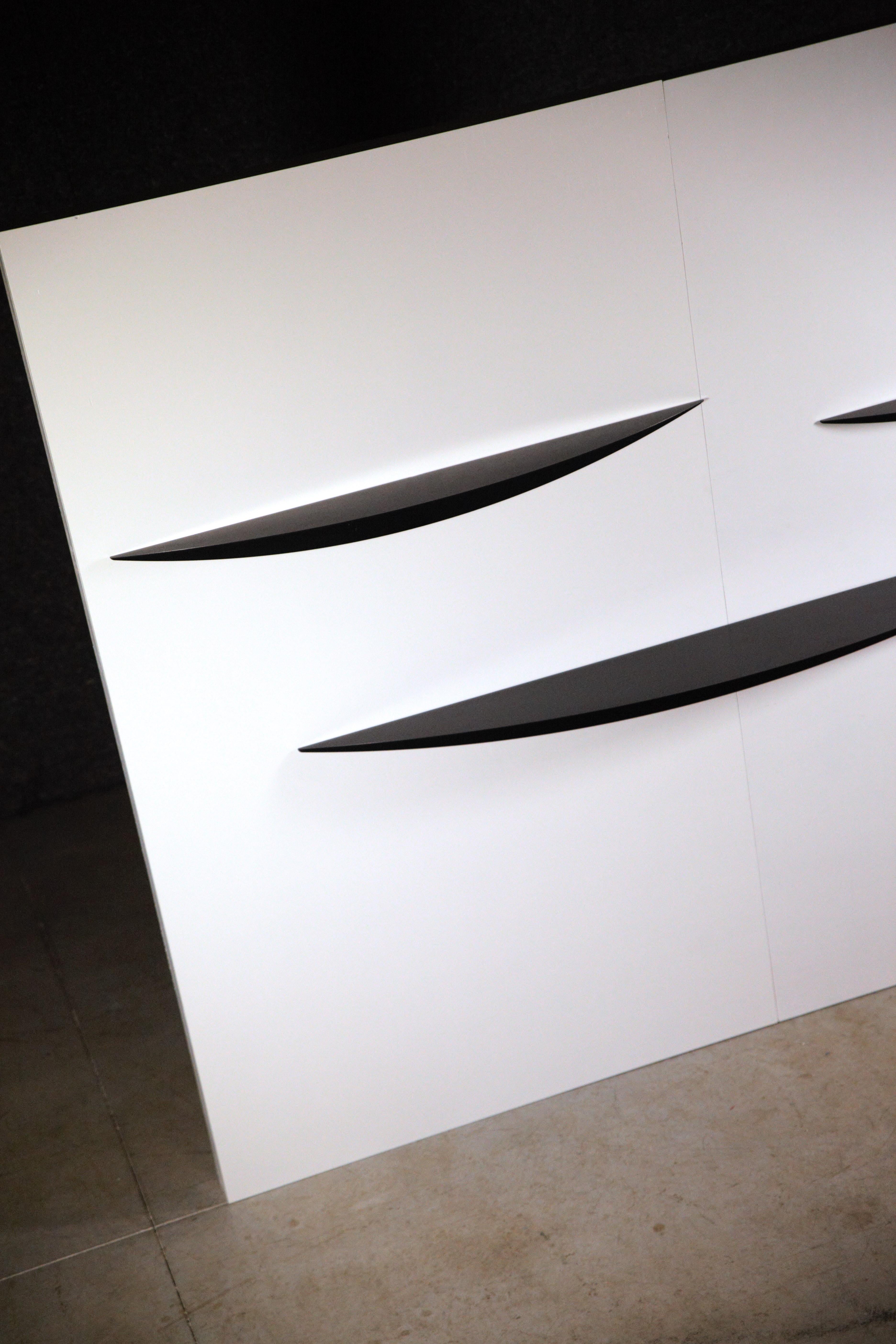 A set of Three Radical Shelves by Gilles Derain 1980s For Sale 7