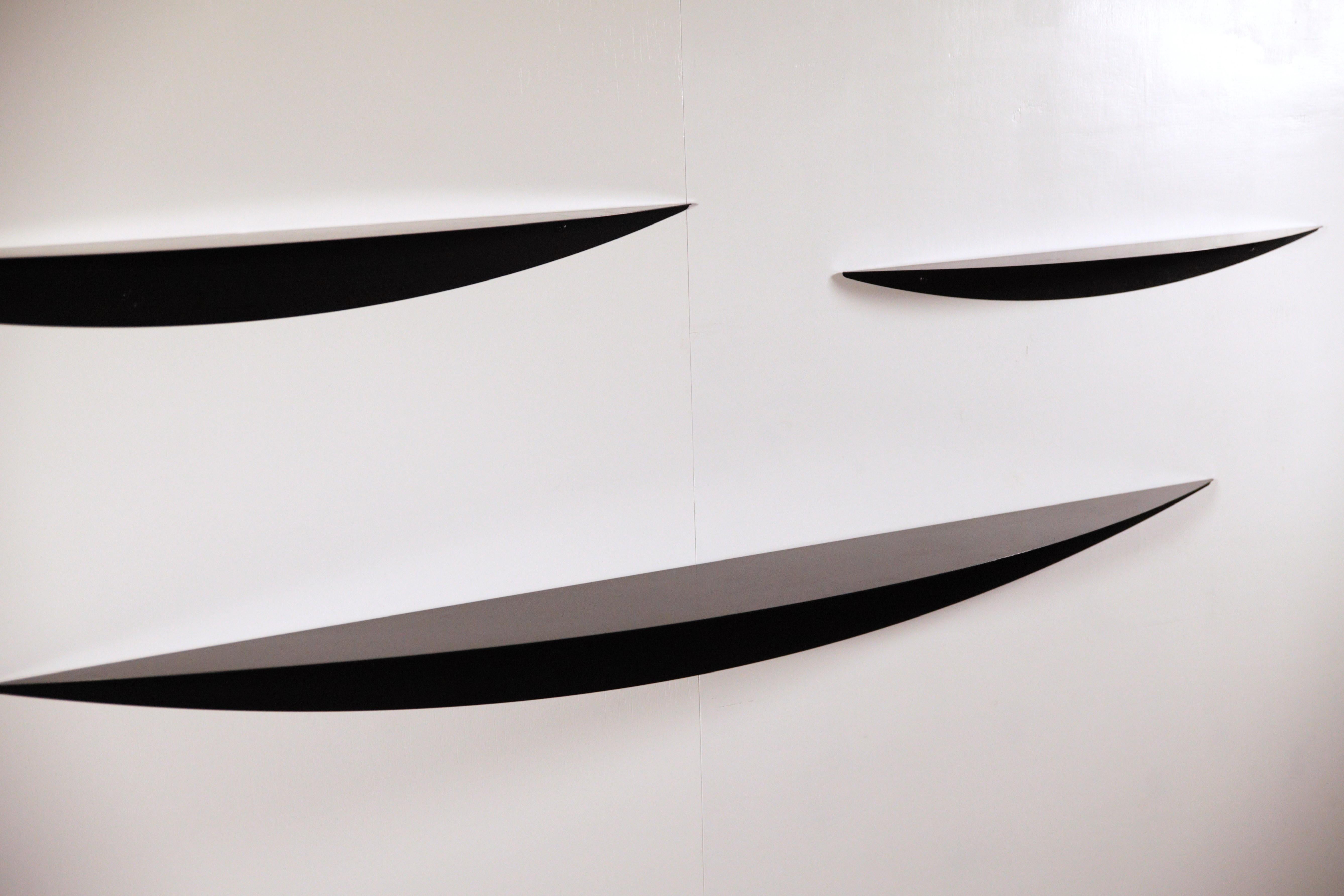 Late 20th Century A set of Three Radical Shelves by Gilles Derain 1980s For Sale