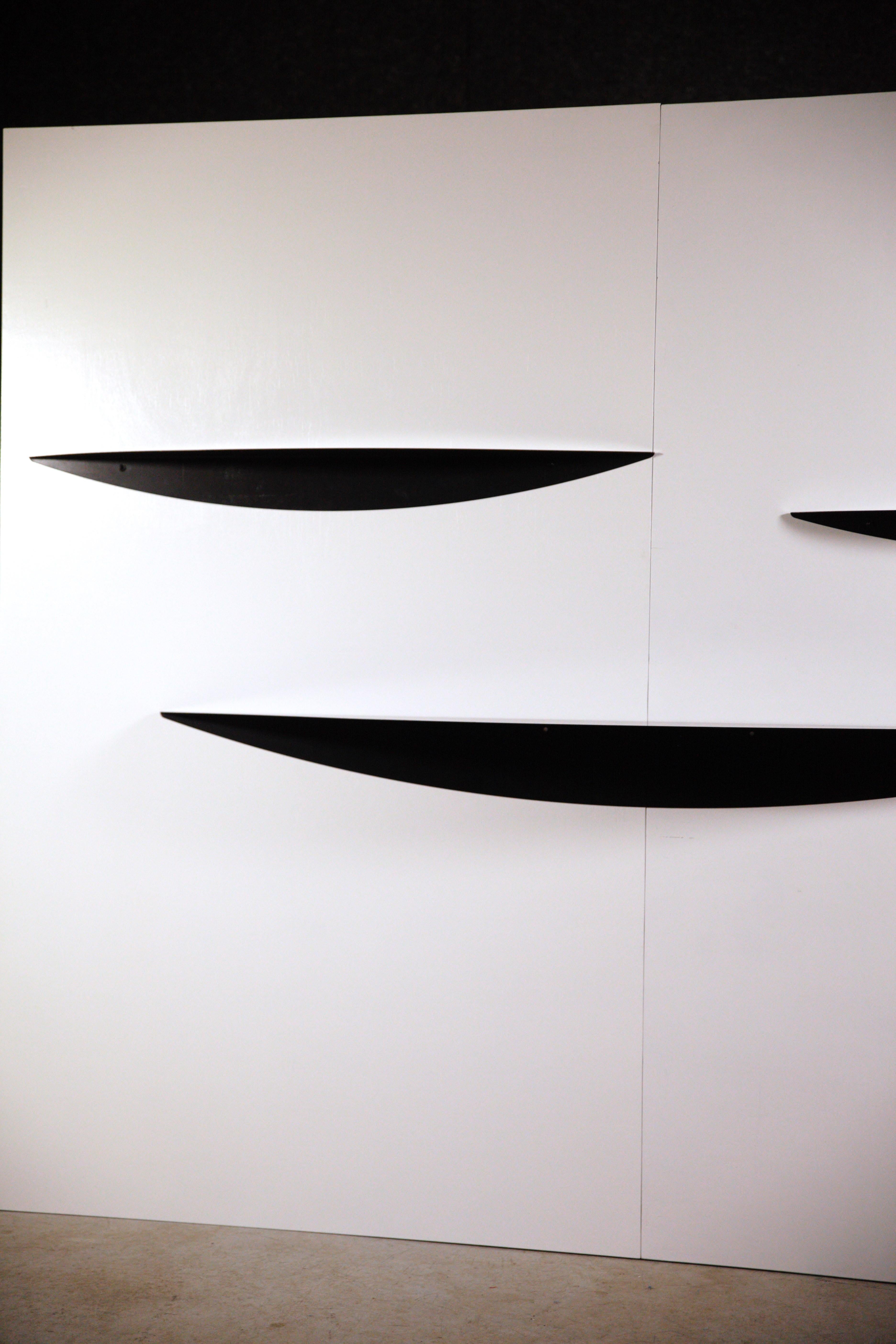 A set of Three Radical Shelves by Gilles Derain 1980s For Sale 1