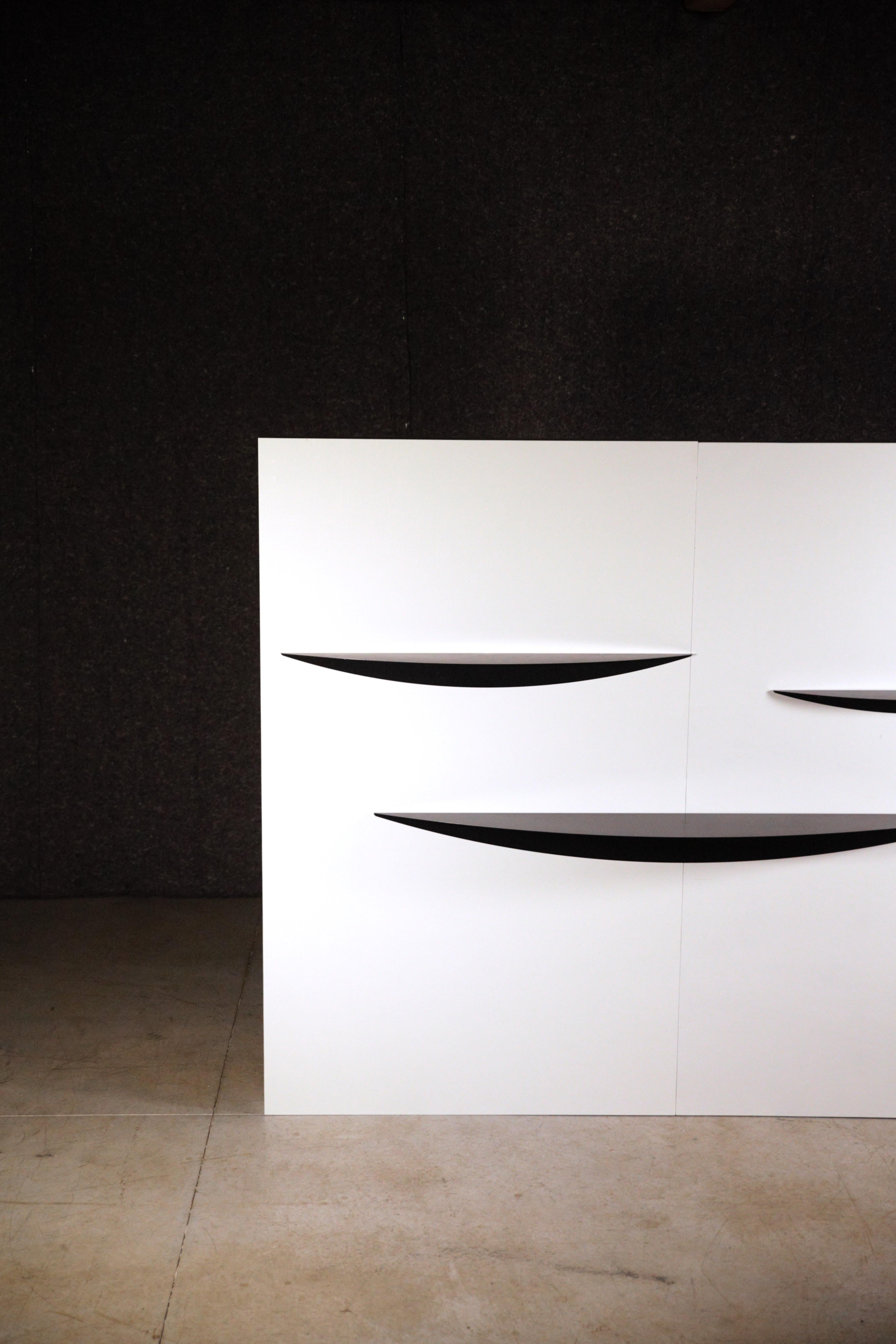 A set of Three Radical Shelves by Gilles Derain 1980s For Sale 2