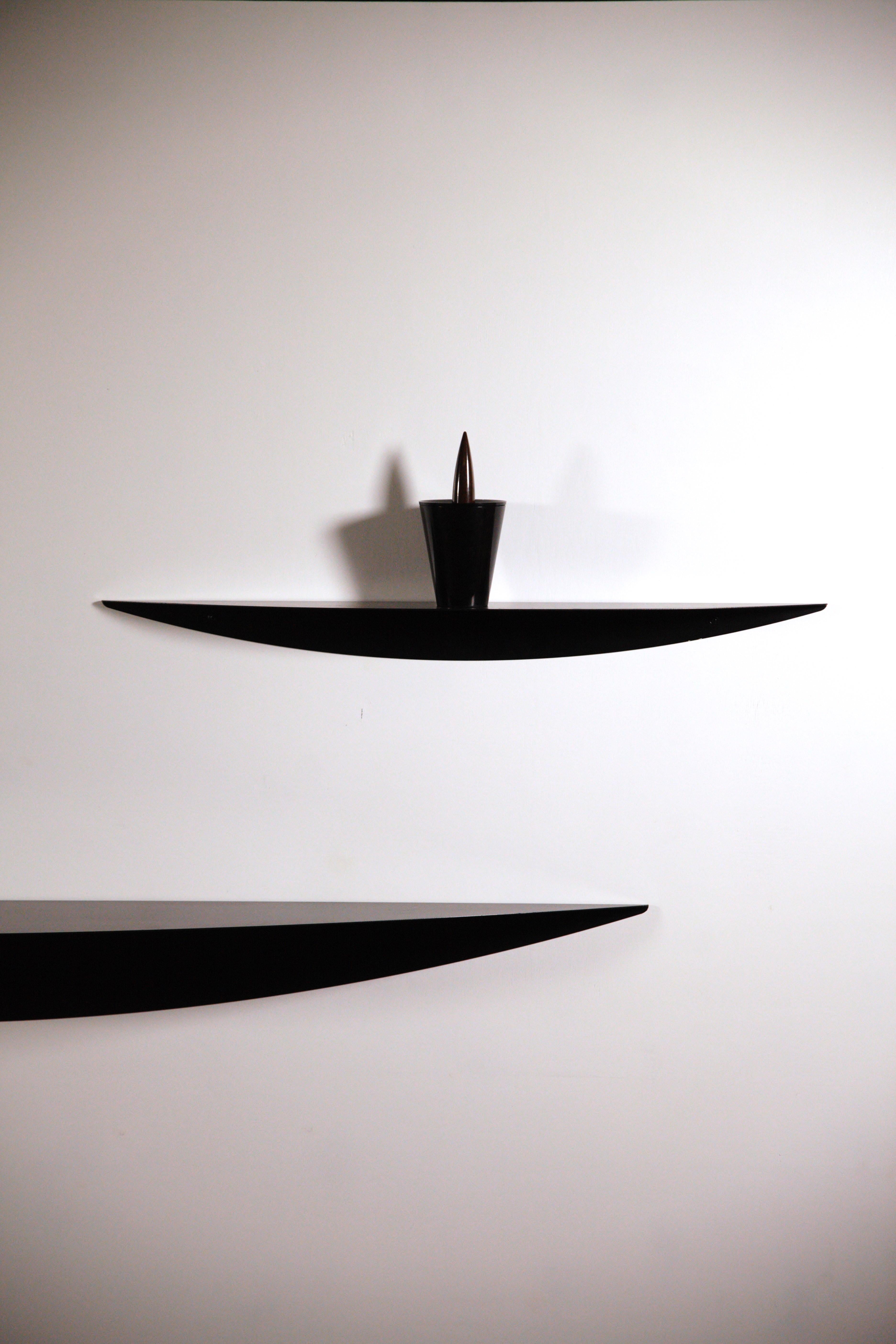 A set of Three Radical Shelves by Gilles Derain 1980s For Sale 3