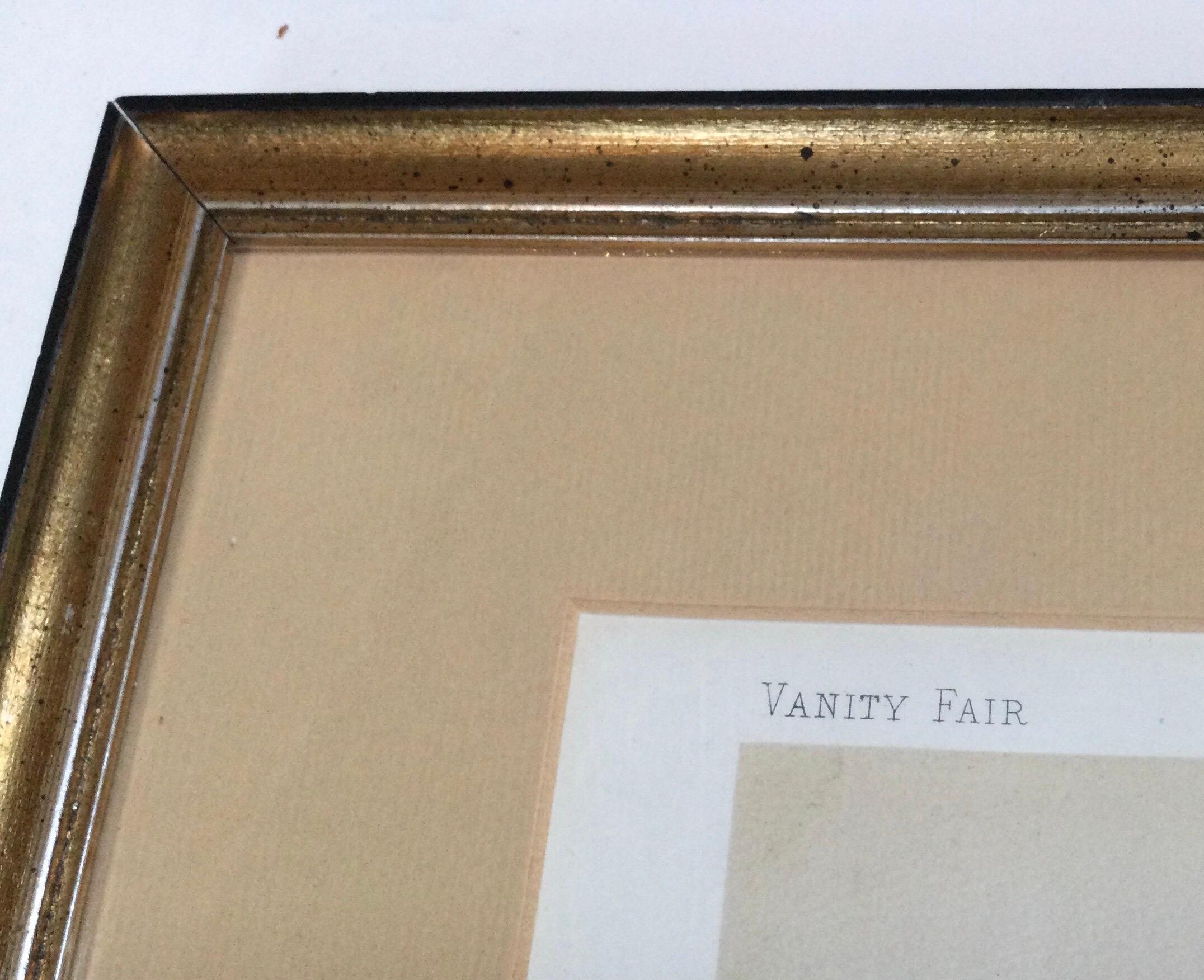 Set of Three Spy Vanity Fair Framed Prints For Sale 1