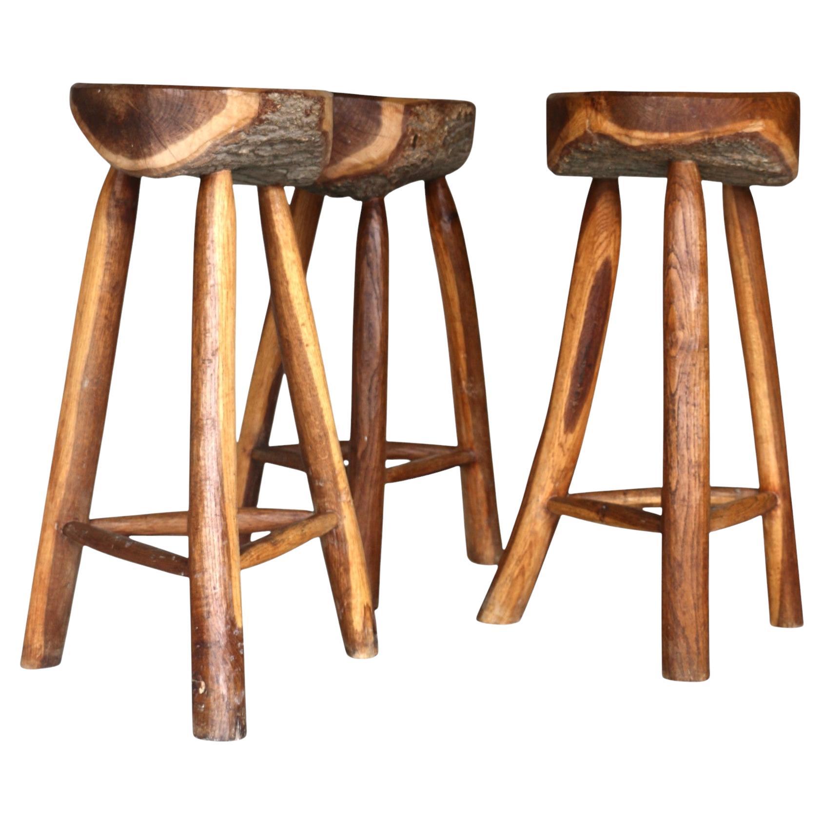 Un set di tre sgabelli, Francia anni '60.