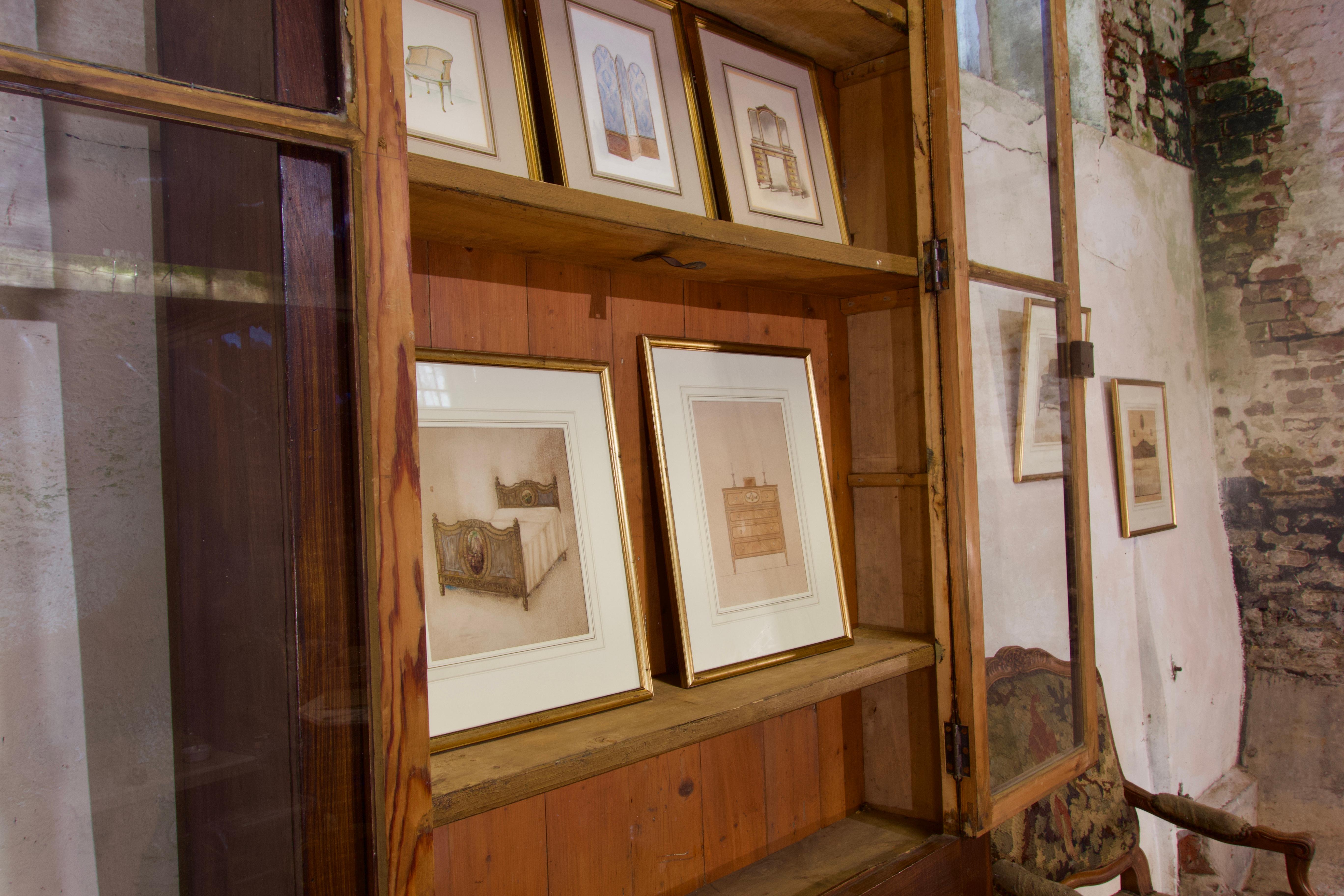 Twelve 20th Century Watercolour Paintings - Featuring W.&J. Sloane Furniture For Sale 2