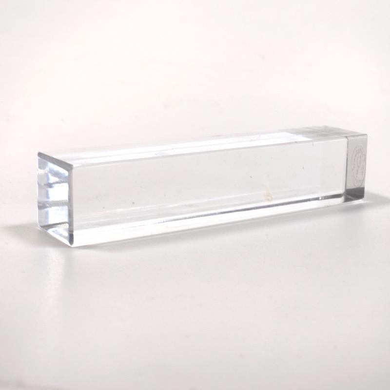 French Set of Twelve Baccarat Vega Crystal Knife Rests