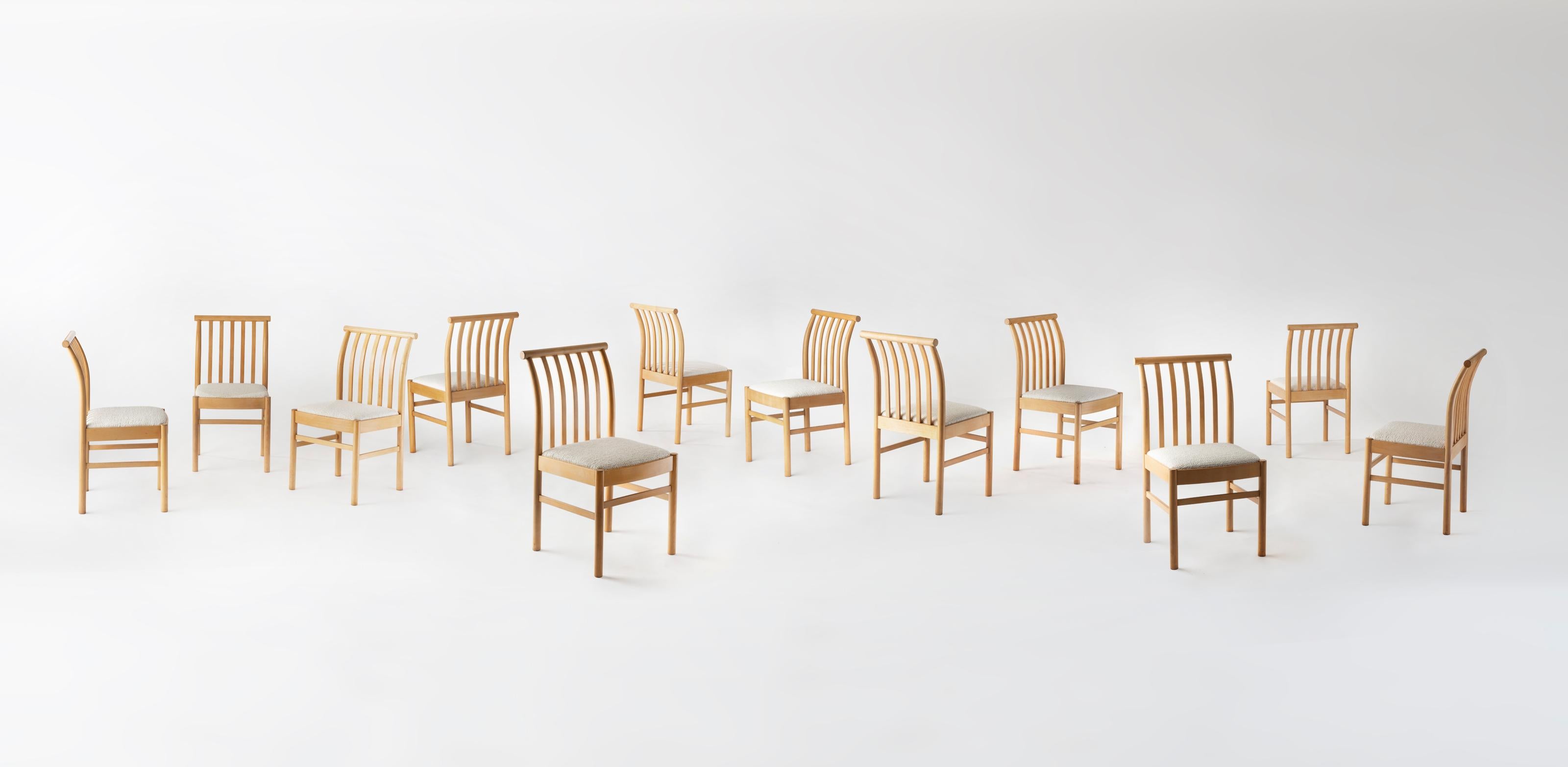 Mid-20th Century Set of Twelve Chairs by Isamu Kenmochi For Sale