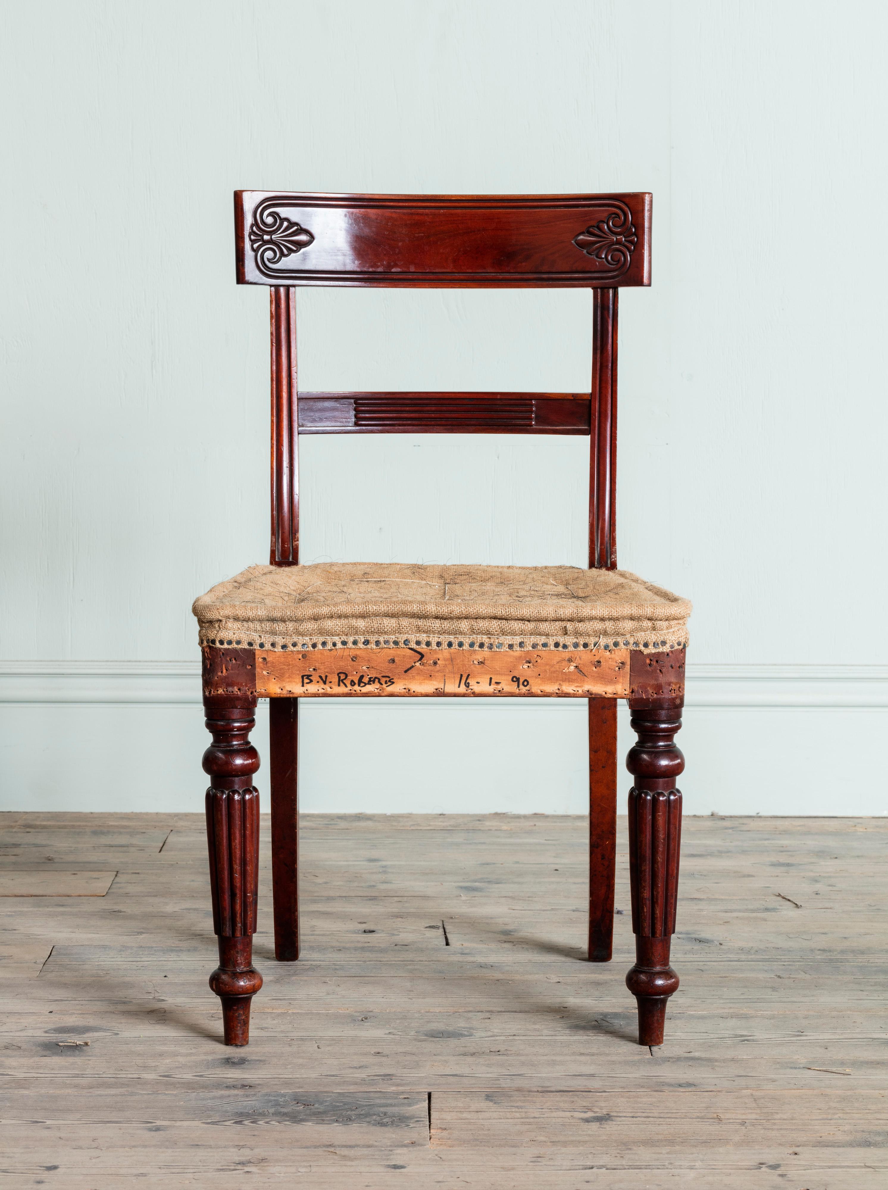 English Set of Twenty Regency Dining Chairs For Sale