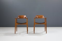 Set of Two ‘411’ Armchairs by Hartmut Lohmeyer for Wilkahn in Beech