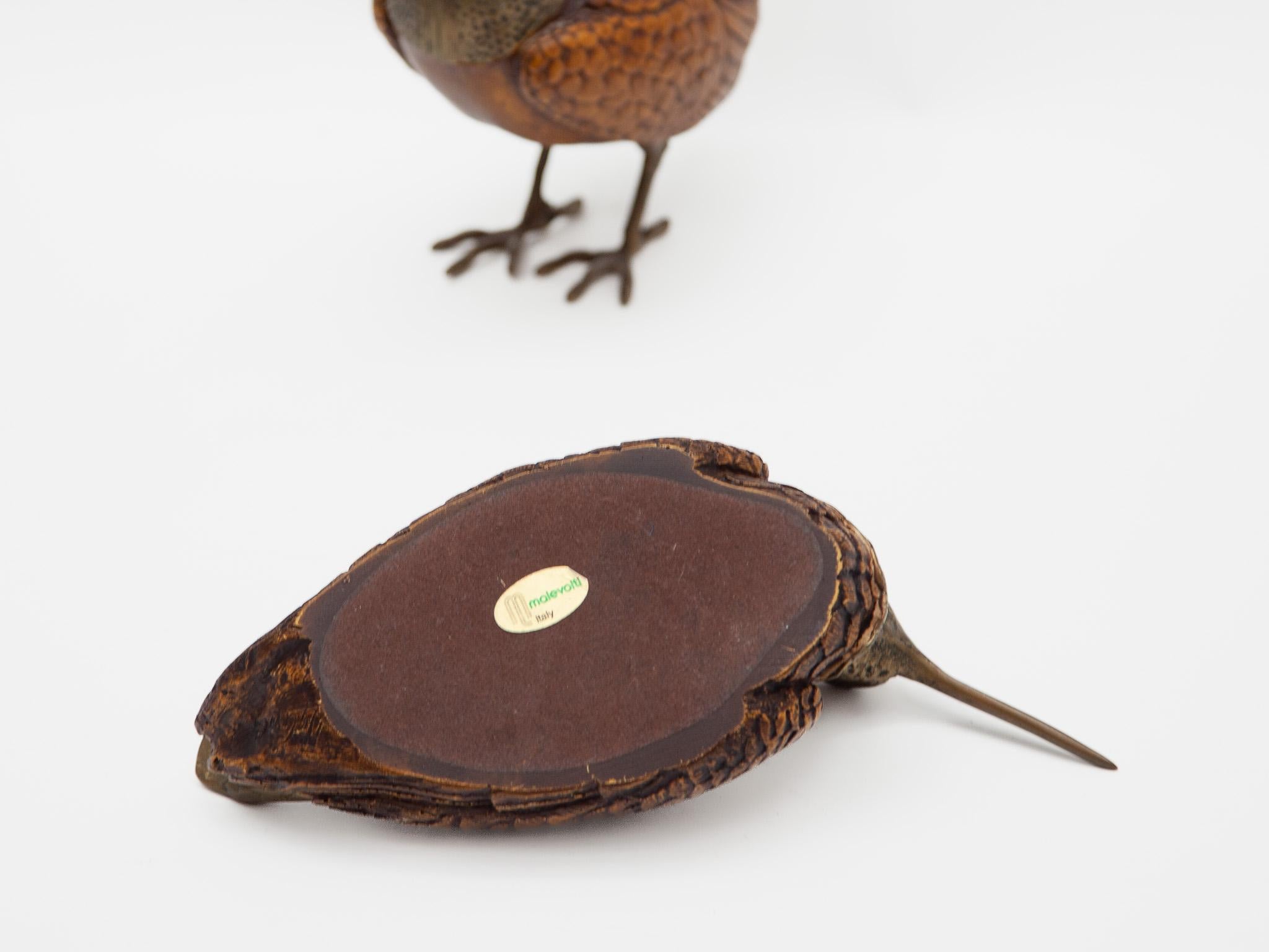 Set of Two Bird Sculptures Designed by Elli Malevolti, Italy, 1980s 1