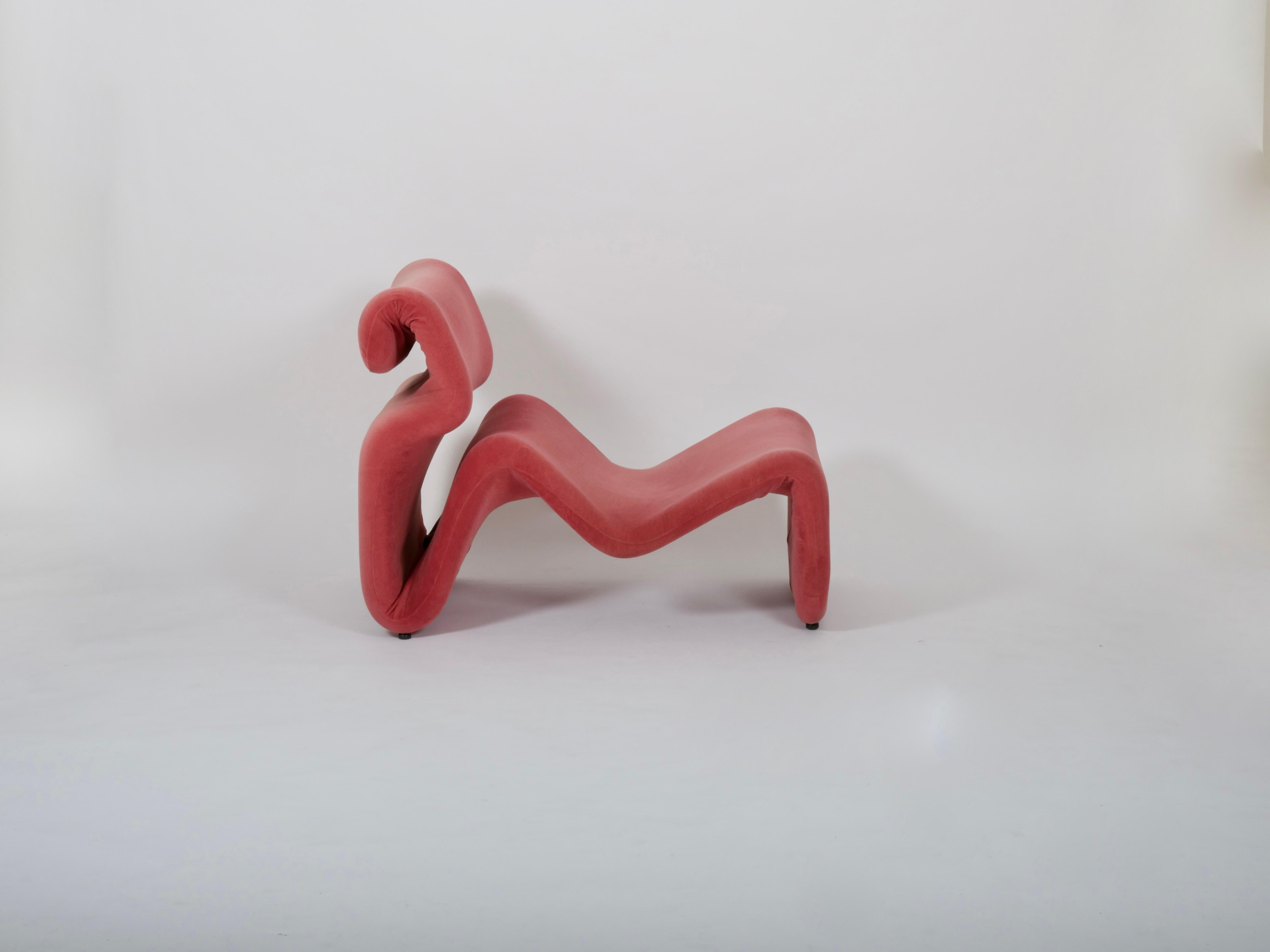 Ensemble de deux chaises longues Etcetera avec pouf de Jan Ekselius Suède vers 1970 en vente 2