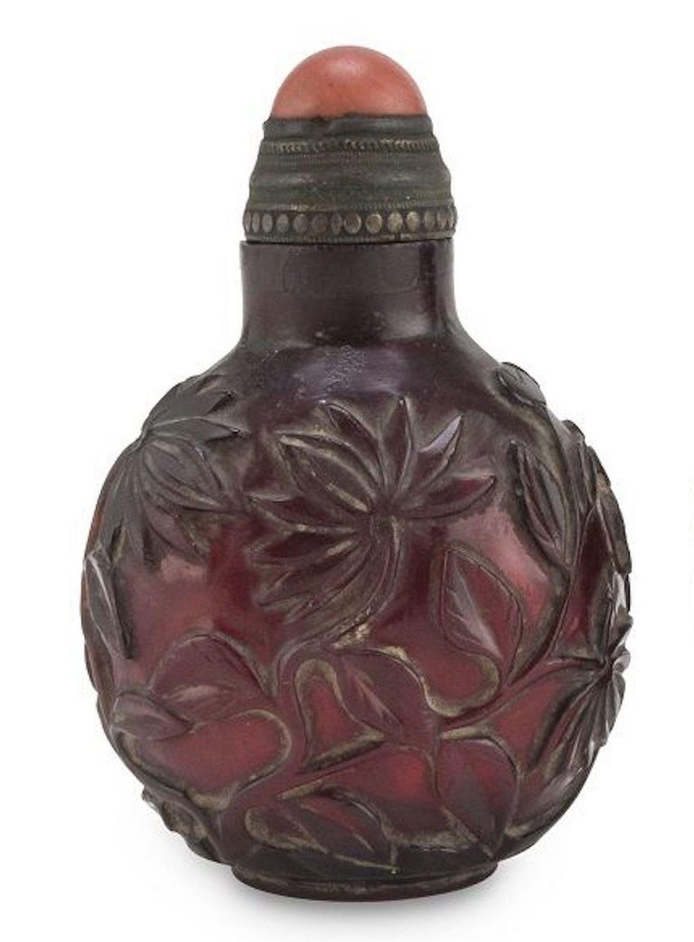Set of Two Large Snuff Bottles, China 20th Century For Sale at 1stDibs