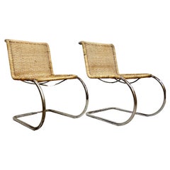 Vintage A Set of Two MR10 by Mies Van der Rohe for Thonet, West Germany c.1960's