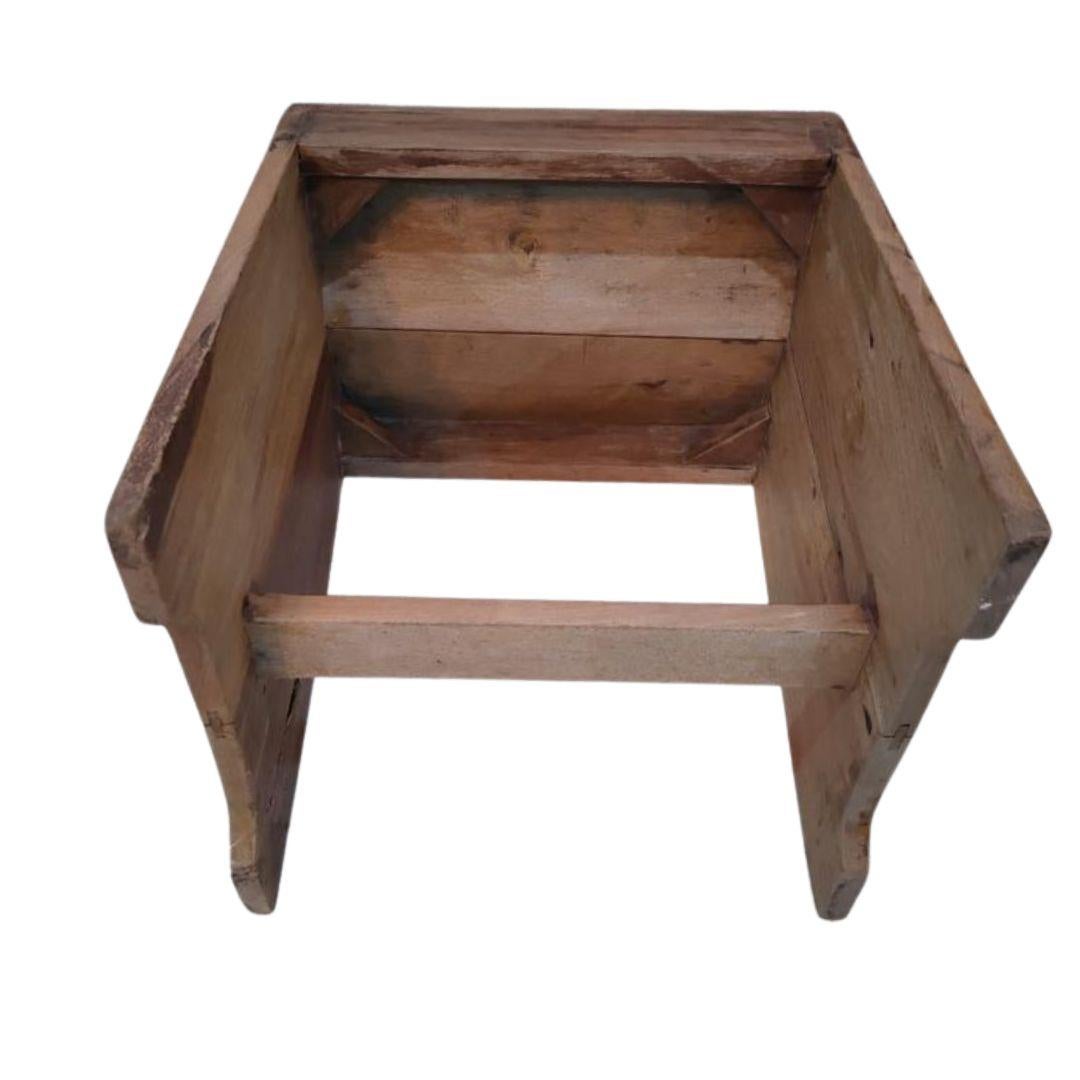 Ensemble de deux tabourets de couture PJ-SI-68-A par Pierre Jeanneret, fabriqué en Inde, années 1950 en vente 2
