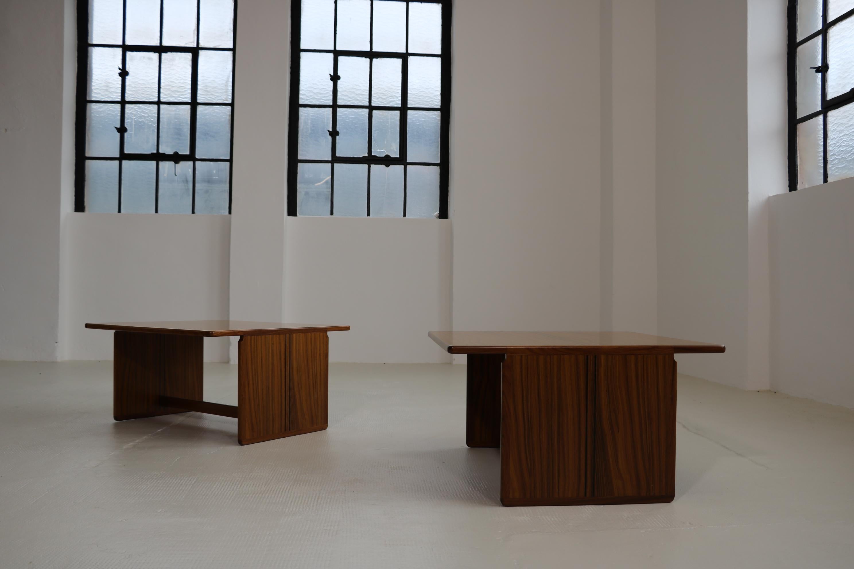 The side tables designed 1975 by Afra & Tobia Scarpa with the model designation 