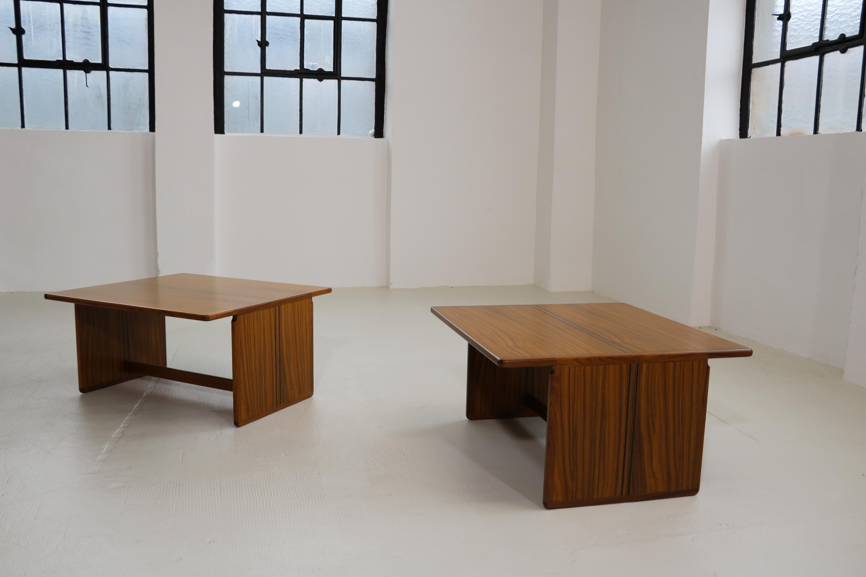 A set of two side table by Afra & Tobia Scarpa Model 