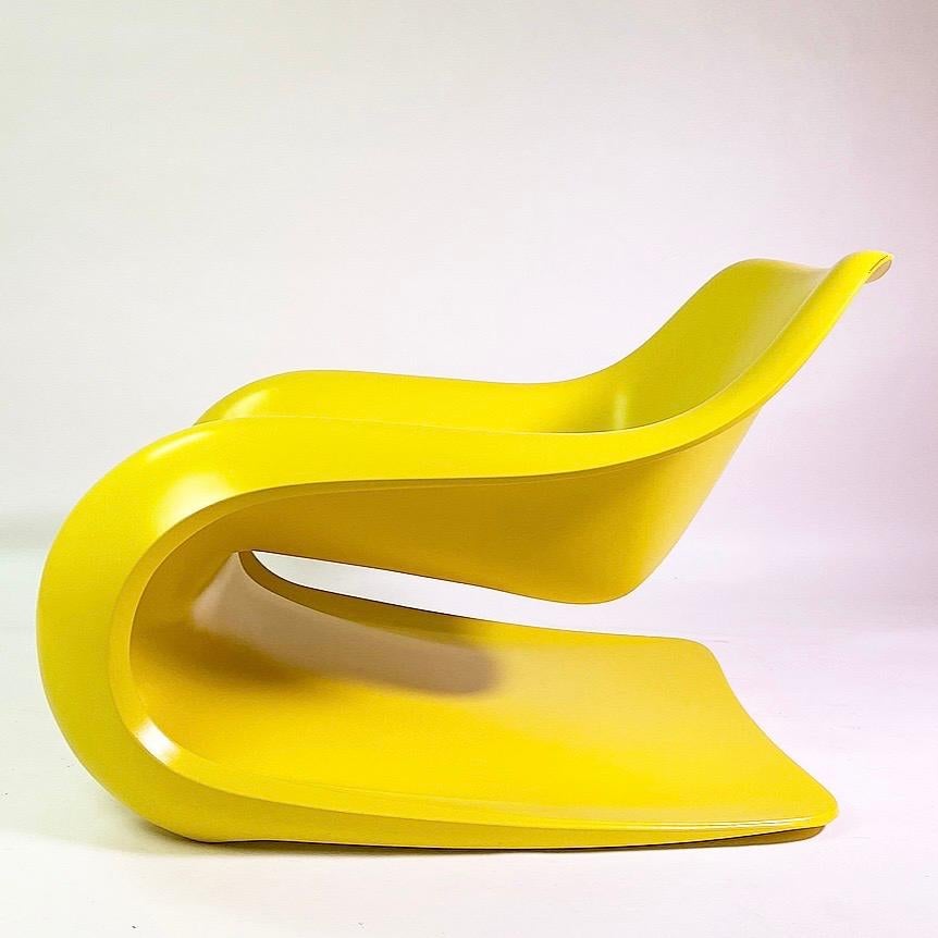 Ensemble de deux chaises Targa jaunes par Klaus Uredat pour la collection Horn, Allemagne en vente 4
