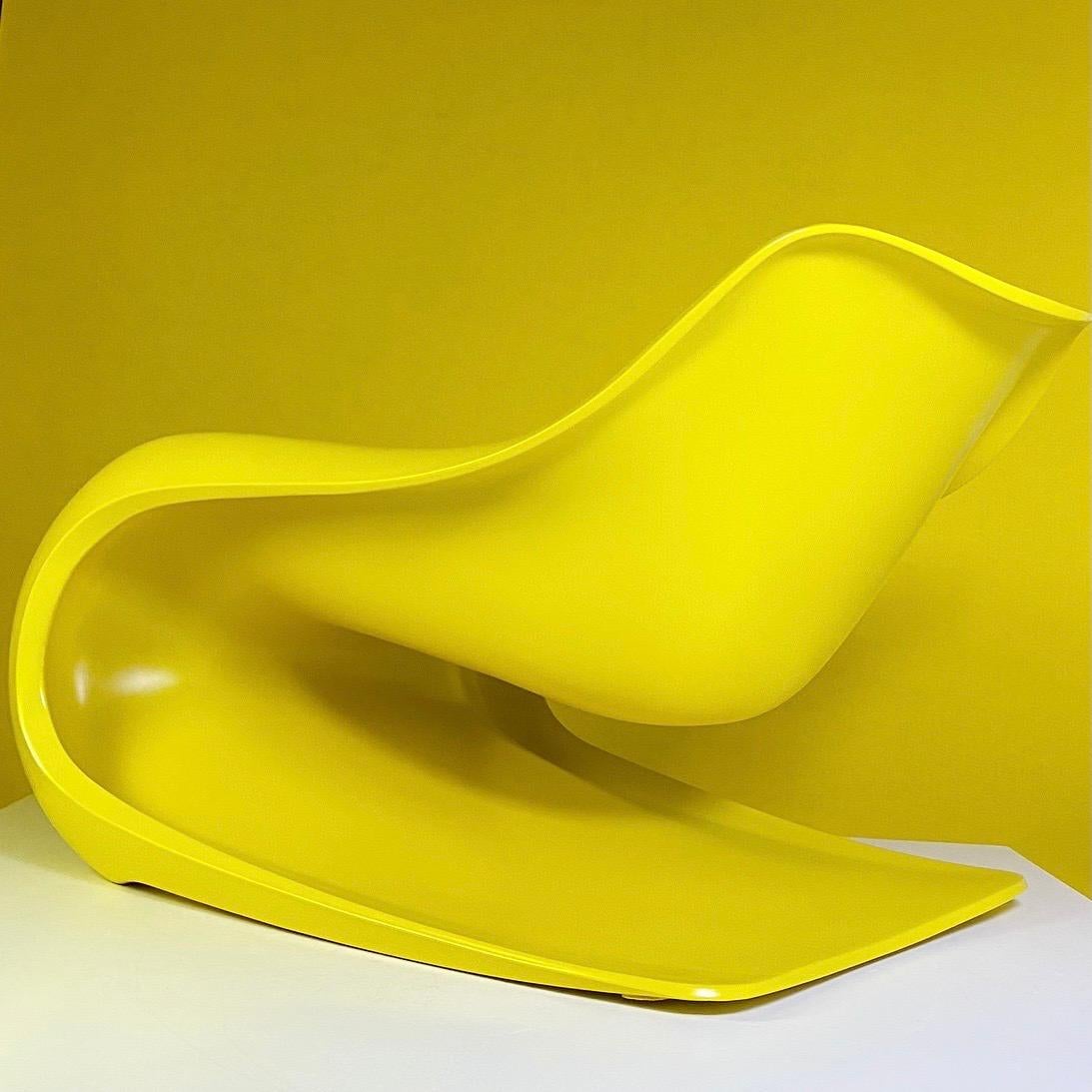 Set of Two Yellow Targa Chairs by Klaus Uredat for Horn Collection, Germany For Sale 1