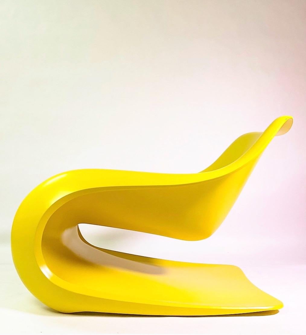 Ensemble de deux chaises Targa jaunes par Klaus Uredat pour la collection Horn, Allemagne en vente 2