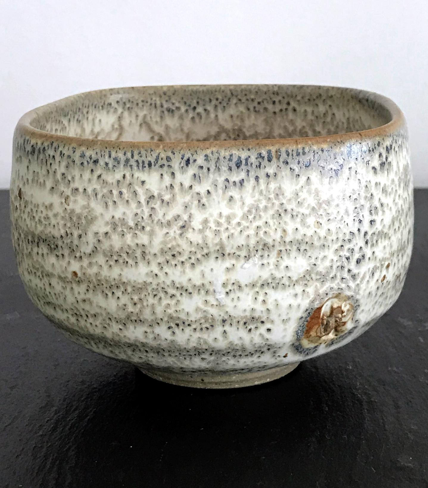 Set of Two Zen Tea Bowls Chawan by Makoto Yabe 1
