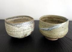 Ensemble de deux bols à thé zen Chawan de Makoto Yabe