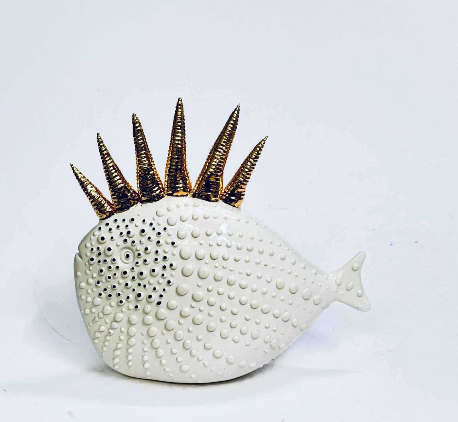 Un conjunto de peces únicos hechos a mano en Italia, de cerámica. ¡Elígelos o cambia de color! Hecho a mano en venta
