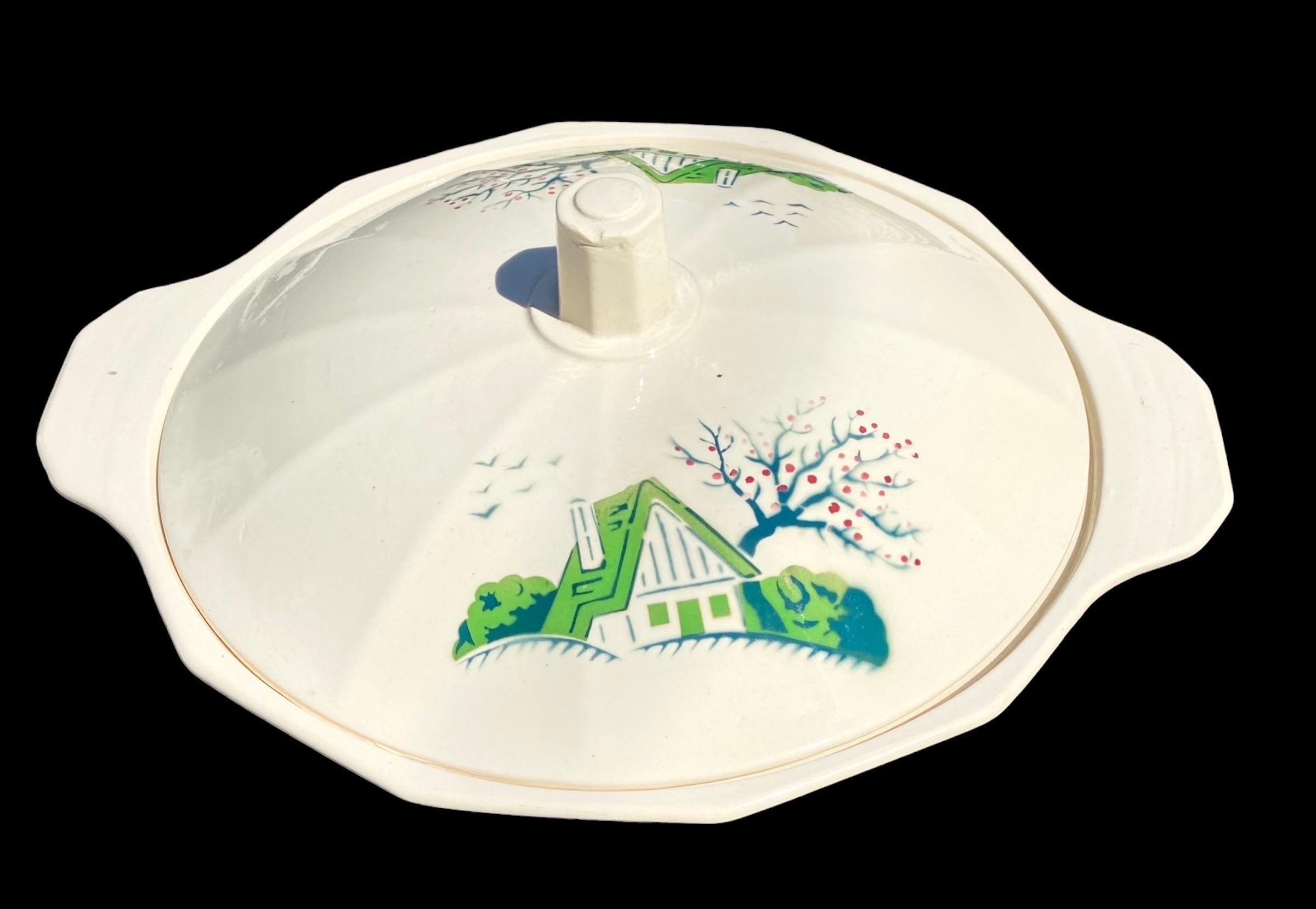 Ensemble de vaisselle vintage française de Sarreguemines et Digoin Bayeux 2