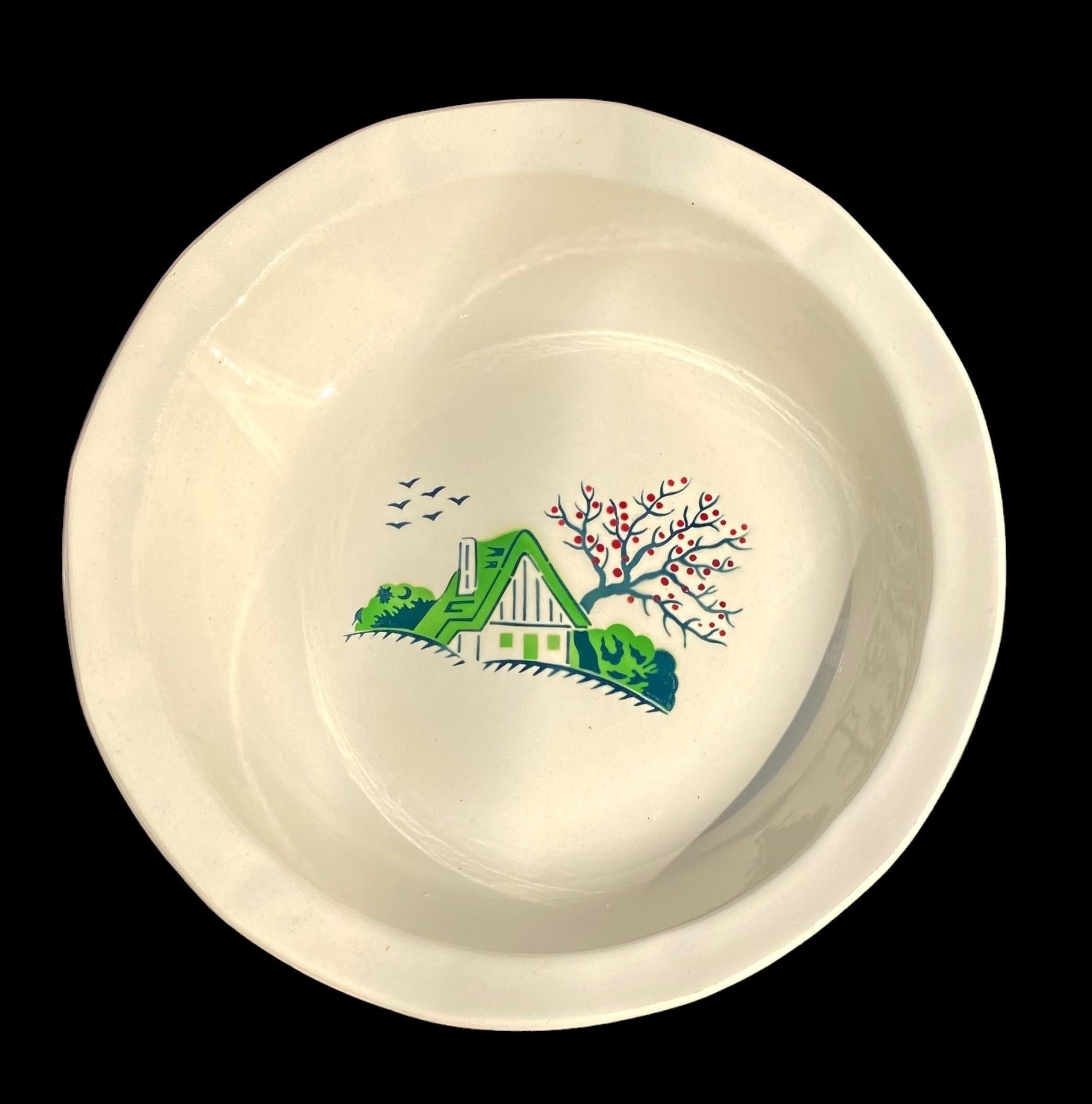 Set of Vintage French Sarreguemines Et Digoin “Bayeux” Dinnerware For Sale 7