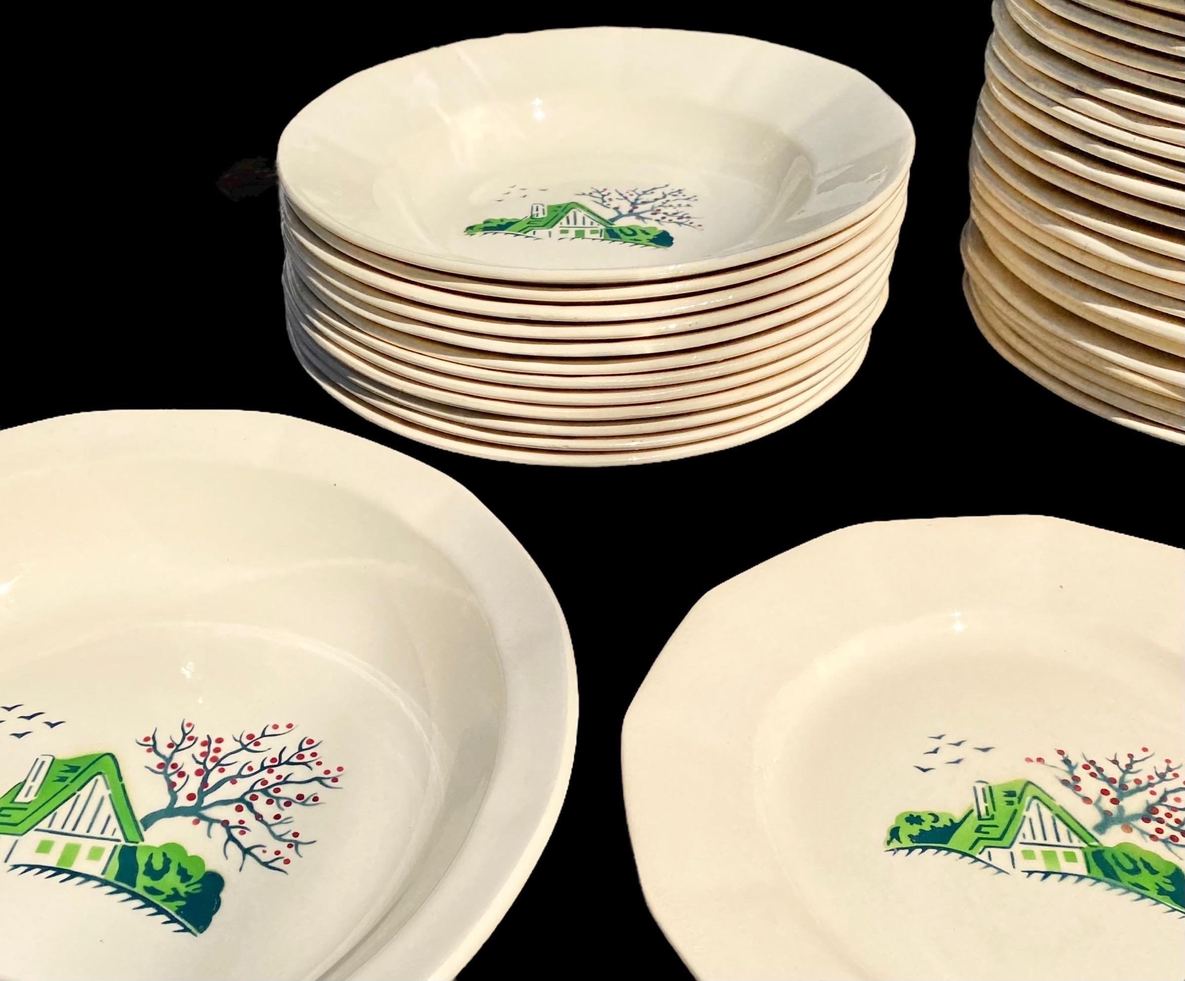 vintage french dinnerware