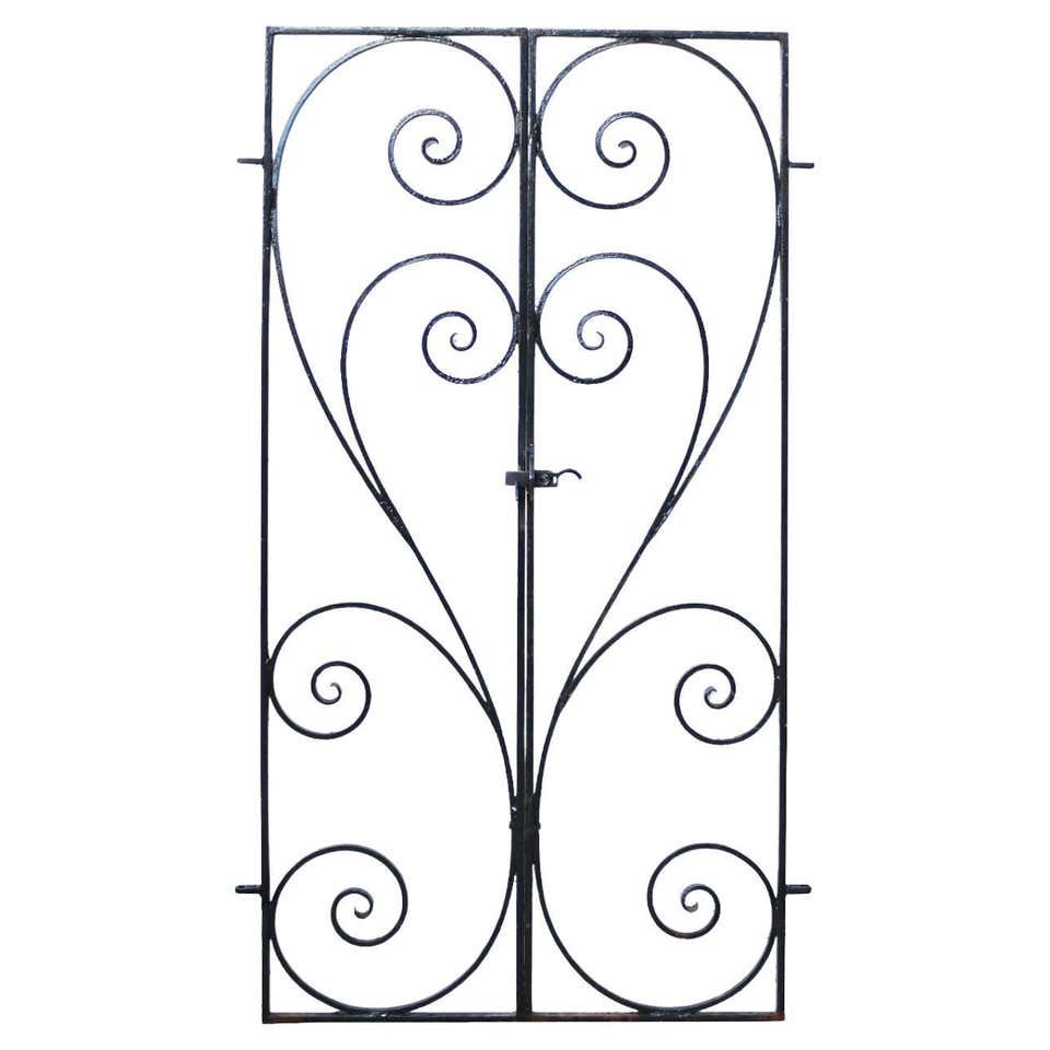 Set Of Wrought Iron Pedestrian Gates For Sale At 1stDibs Set Of Wrought Iron Pedestrian Gates For Sale At 1stDibs