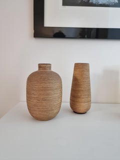 Set with Two Ceramic Vases by Greta Runeborg for Ekeby, Scandinavian Modern