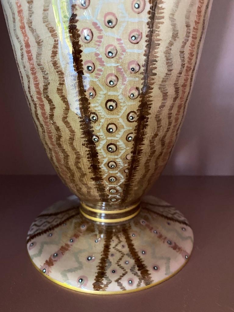 Français Vase en porcelaine de Sèvres Art Déco Jean Luce en vente
