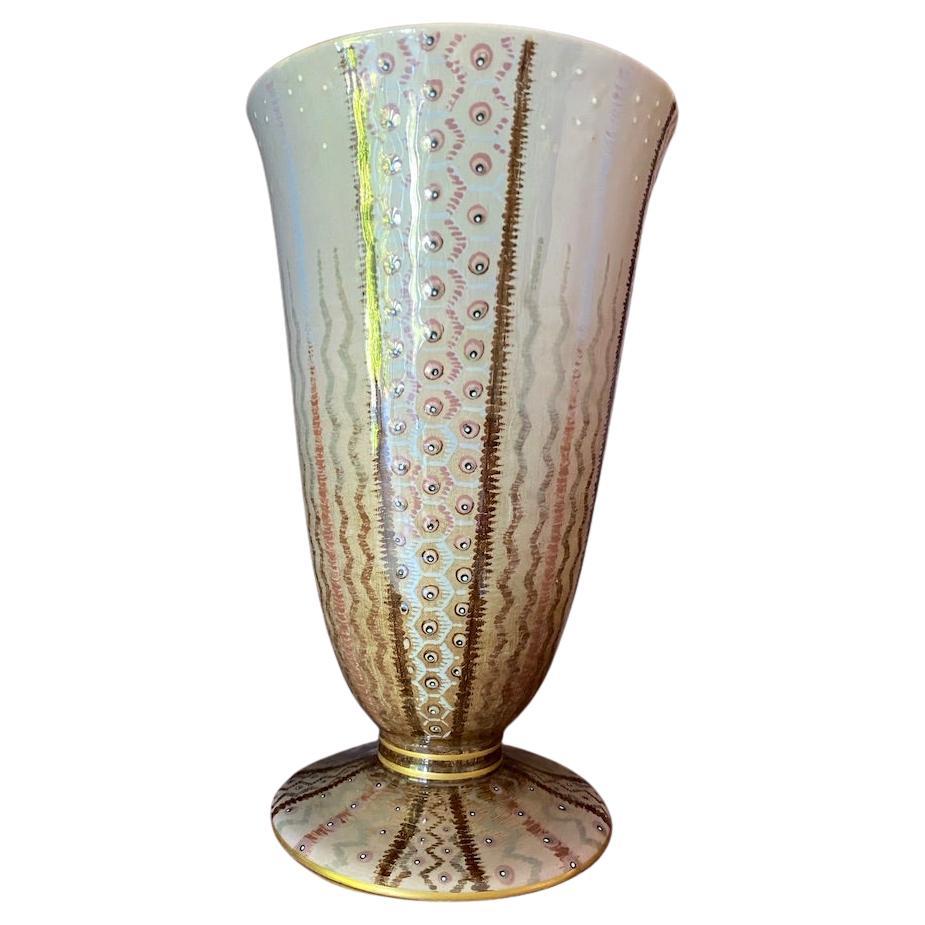 Vase en porcelaine de Sèvres Art Déco Jean Luce en vente