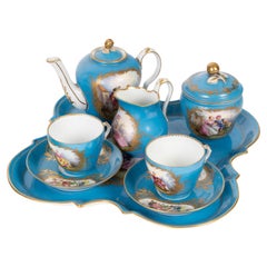 A Sèvres Porcelain Tea or Coffee Service, 19th Century, Napoleon III Period.
