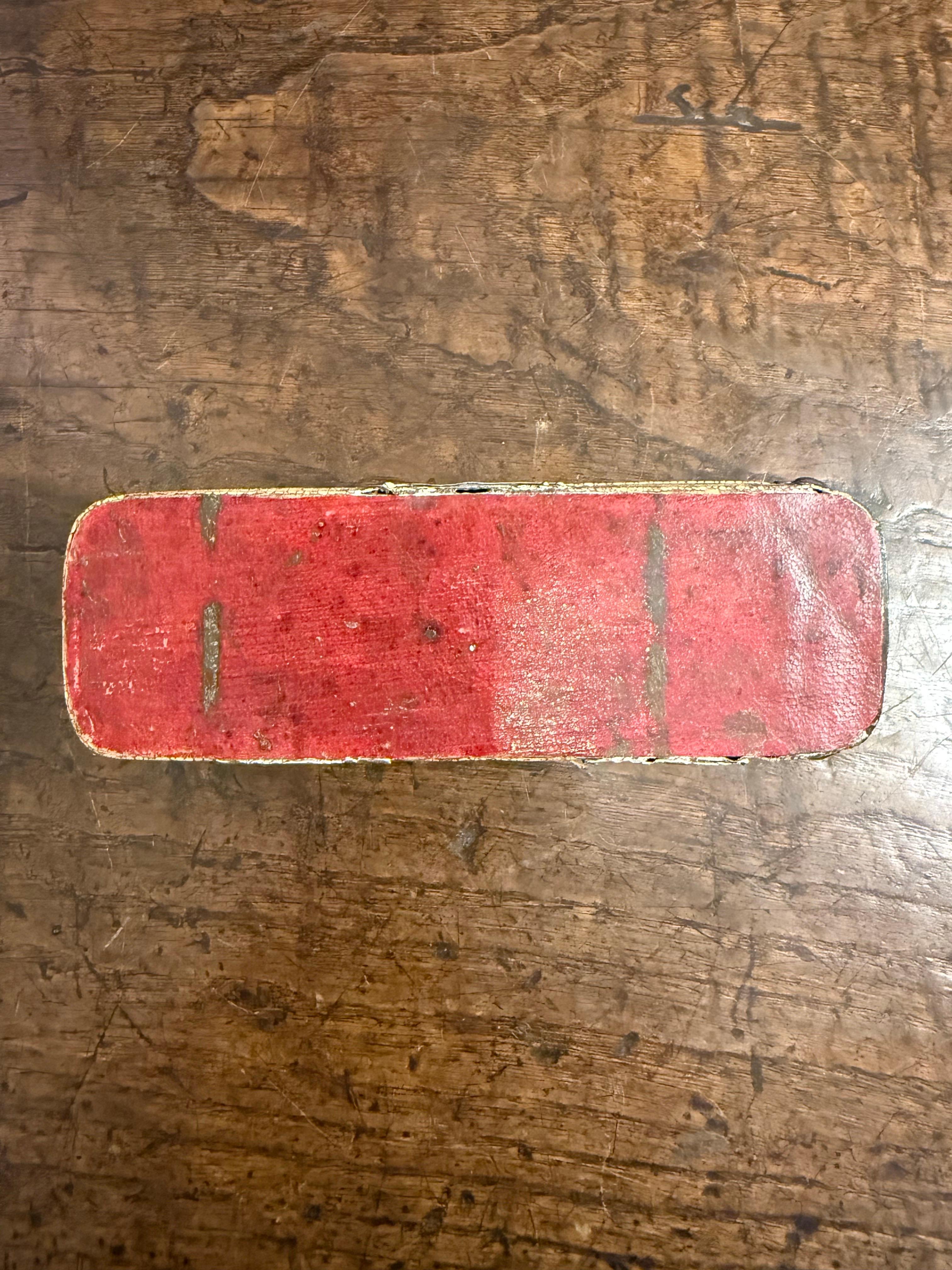 Cuir Boîte à bijoux à couvercle en galuchat, XVIIIe siècle en vente