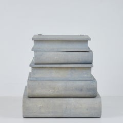 A Shagreen Veneered "Stack of Books" Side Table, Maitland Smith, 1980s