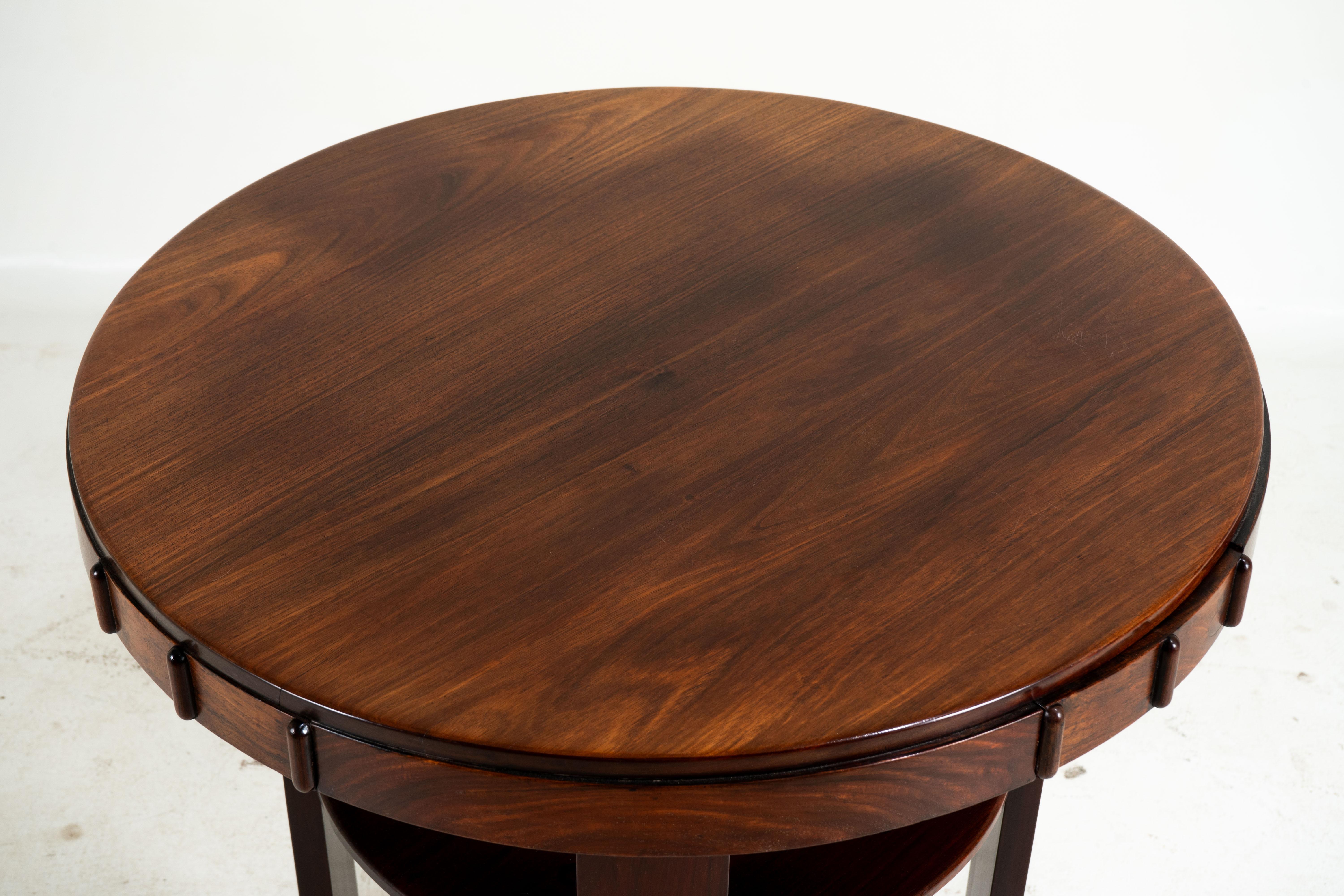 Rosewood A Shanghai Art Deco Card Table