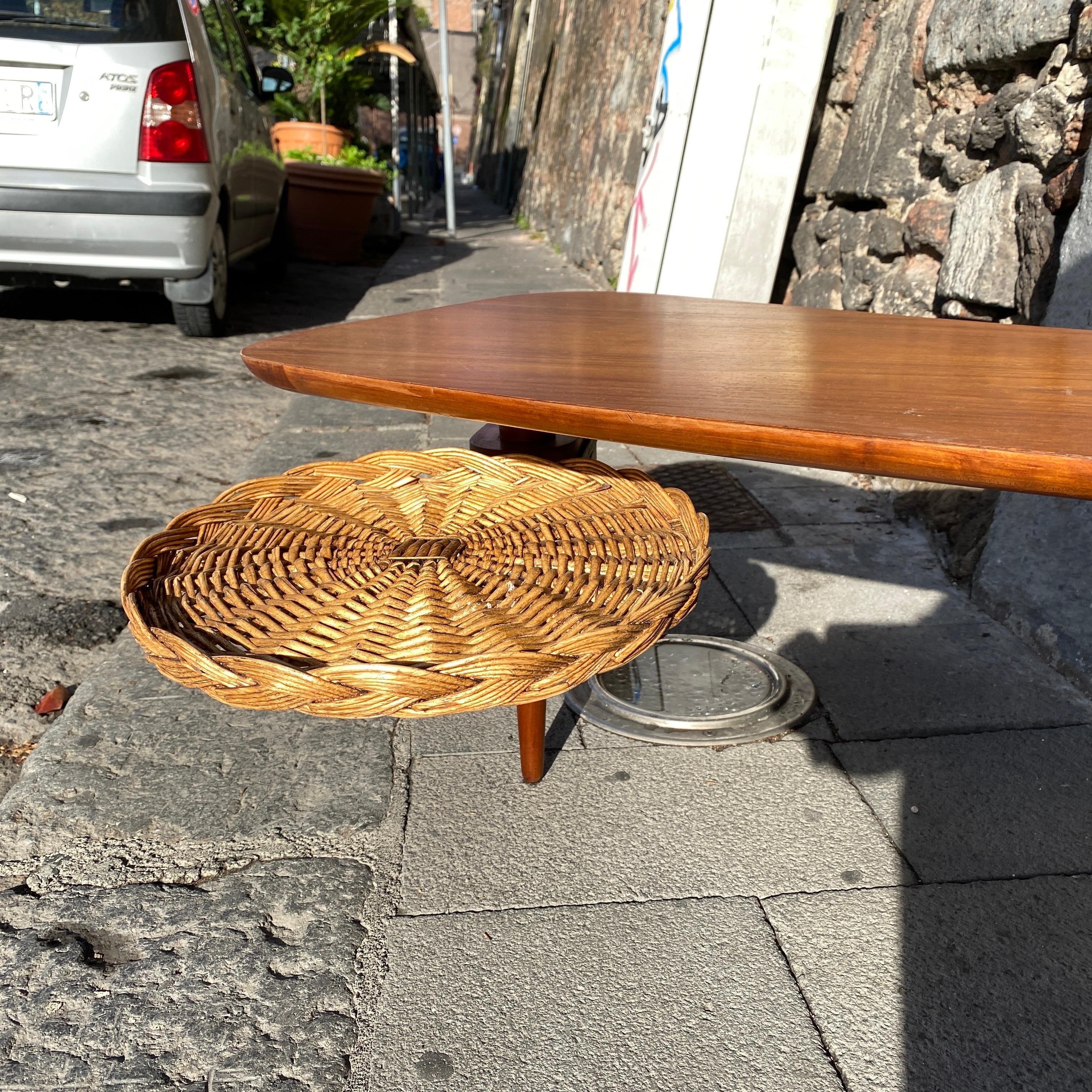 Italian Shaped Maple Table Designed by Taichiro Nakai for La Permanente Cantù, 1950s