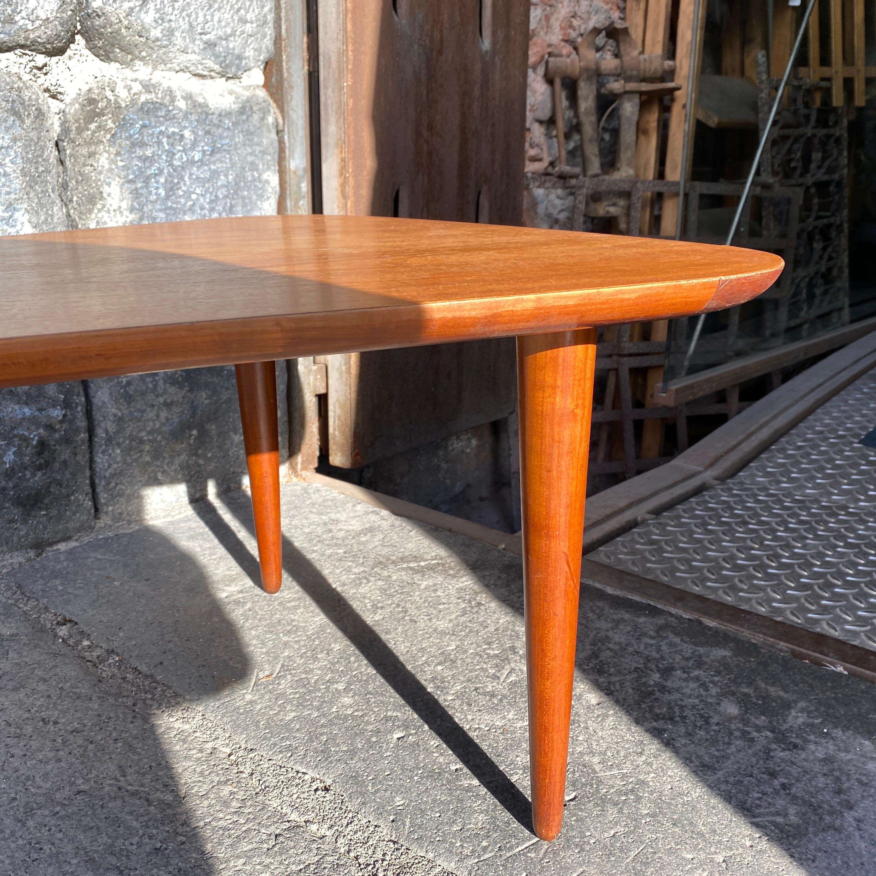 Shaped Maple Table Designed by Taichiro Nakai for La Permanente Cantù, 1950s 2