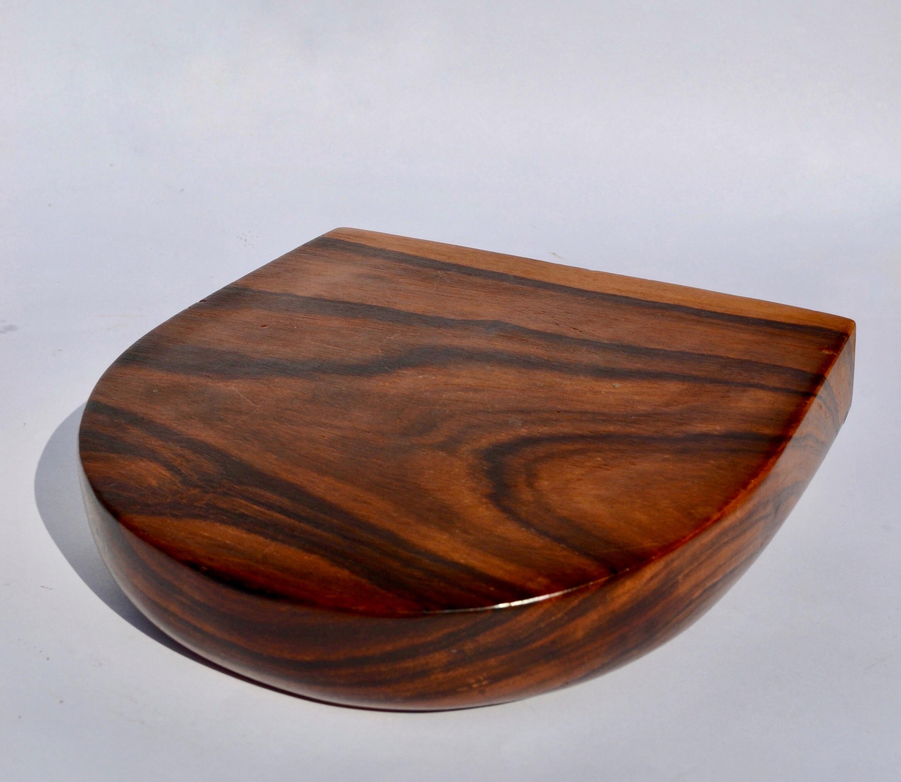 Hand-Carved A shell and carved wooden box in the style of Alexandre Noll, France, 1950s