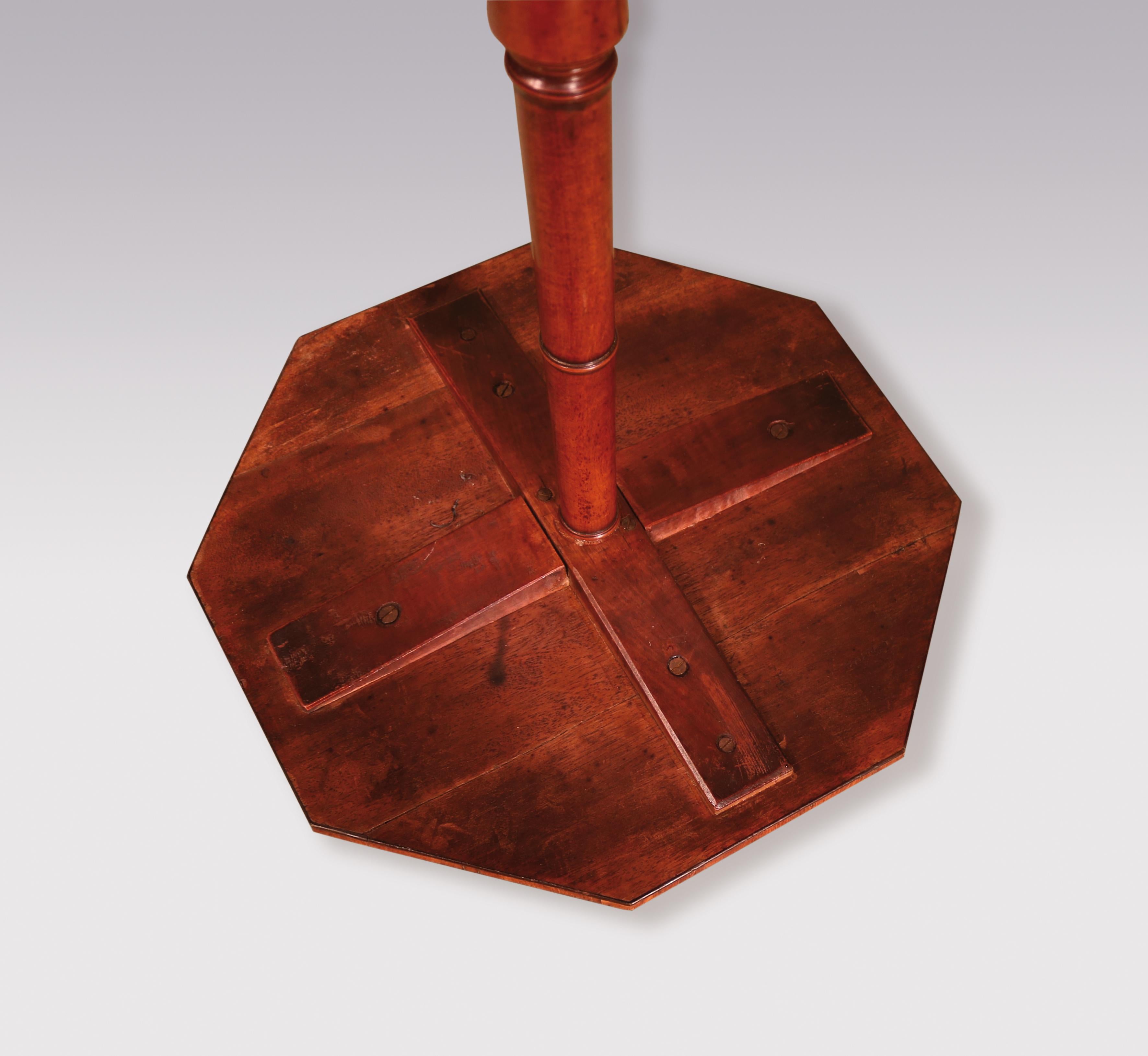 Sheraton Period Satinwood Octagonal Occasional Table In Good Condition In London, GB