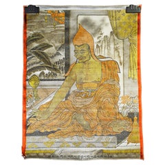 A Shimmering Mongolian Devotional Tapestry Of A Scarce And Highly Desirable