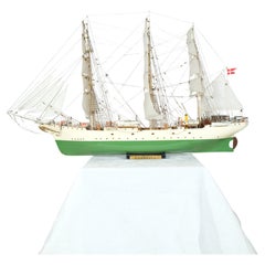 A Shipmodel of the full rigger "Denmark"