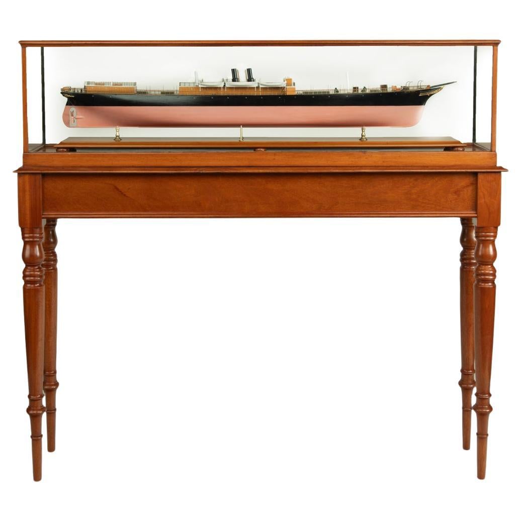 Un modello del cantiere navale del transatlantico Nippon Moru, datato 1898