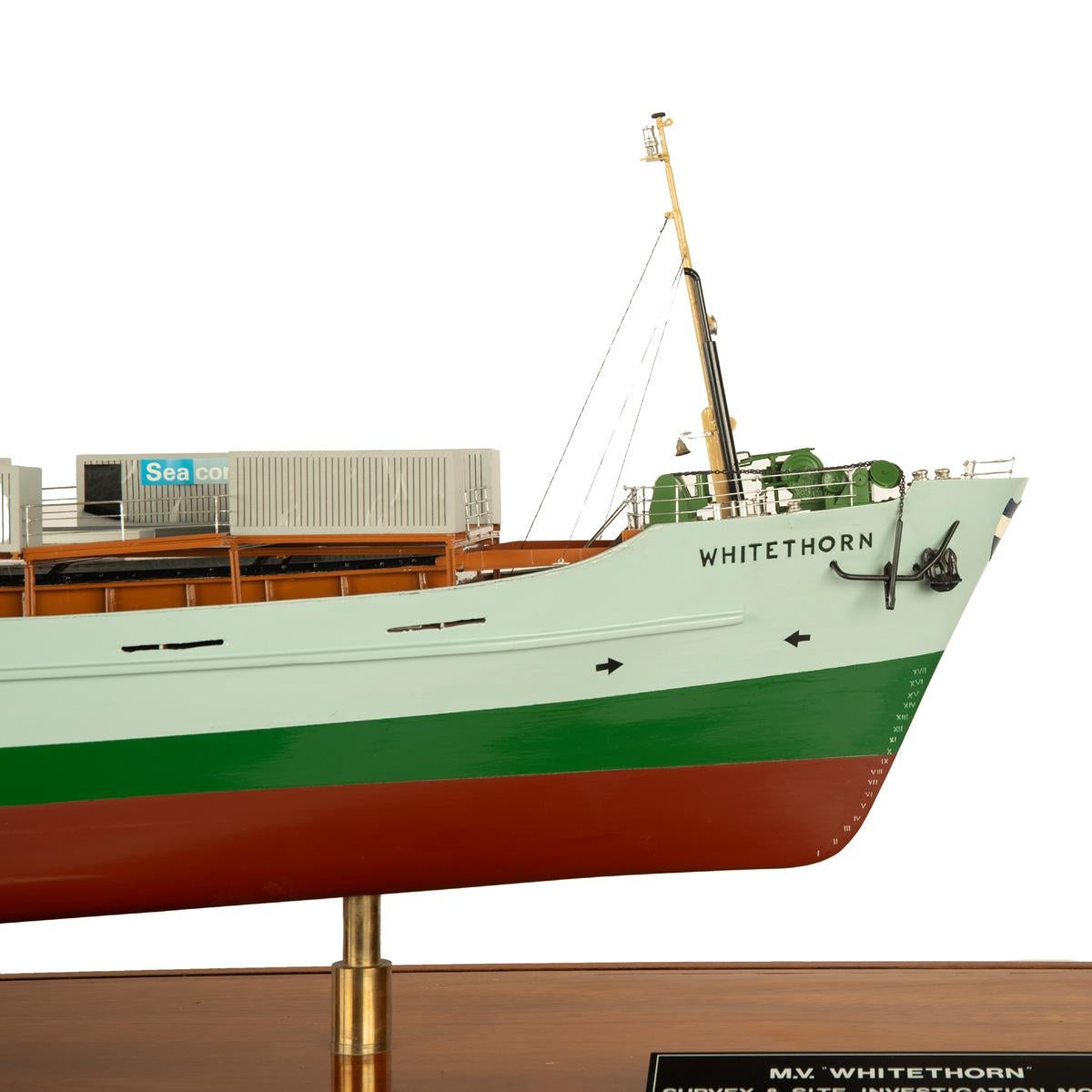 Un modèle de chantier naval de l'étude et de l'enquête sur le site du navire M.V. Whitehorn en vente 5