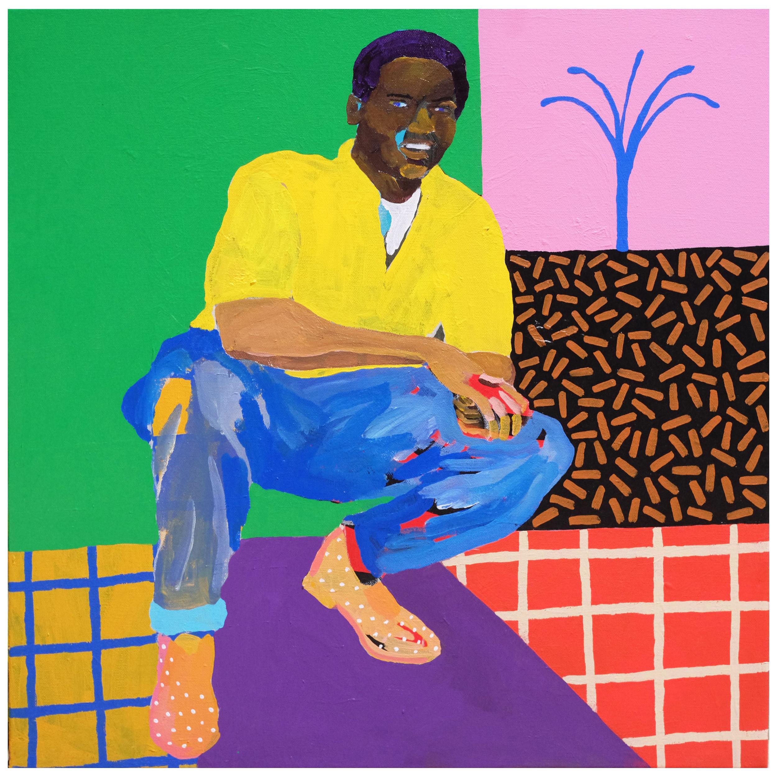 'A Shoe Sensation' Portrait Painting by Alan Fears Pop Art