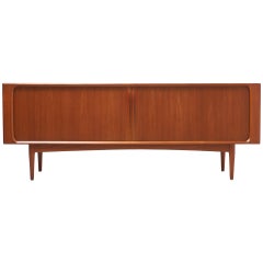 Sideboard with Tambour Doors Bernhard Pedersen & Son
