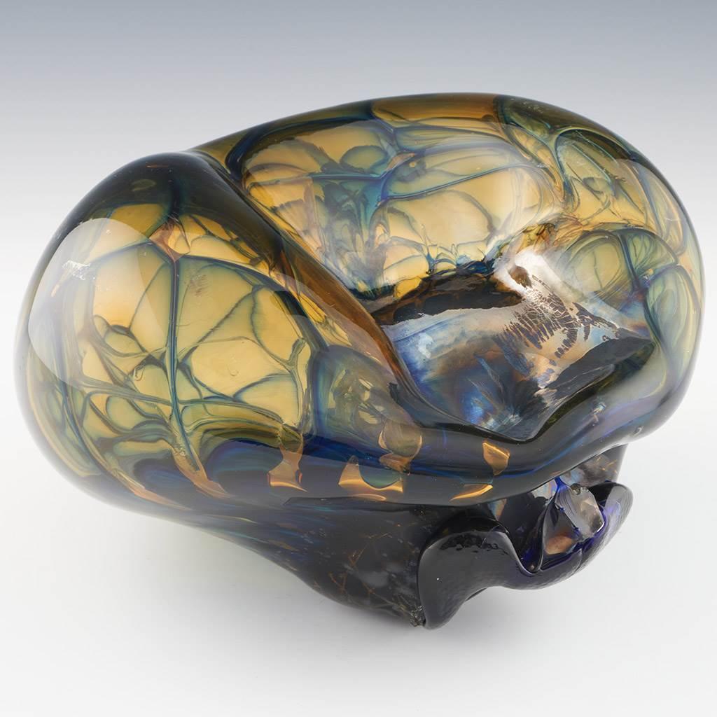 Verre d'art Sculpture en verre signée Jorg Zimmerman en vente