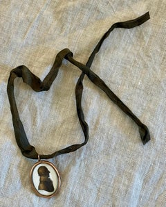 A Signed Miers Original Silhouette Mounted in a Broach/Pendant Setting