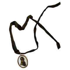 A Signed Miers Original Silhouette Mounted in a Broach/Pendant Setting